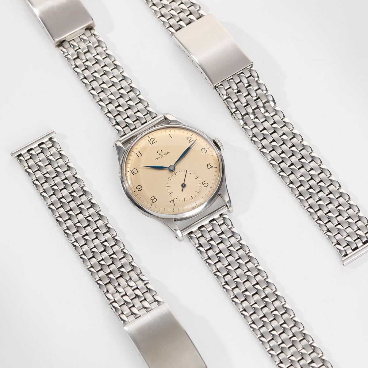 The Beads of Rice Steel Watch Bracelet display picture 1