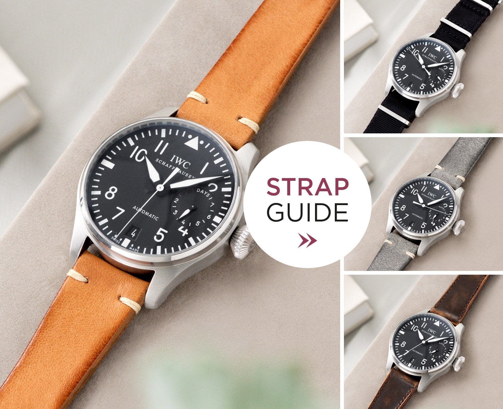 Strap Guide IWC Big Pilot ref 5004