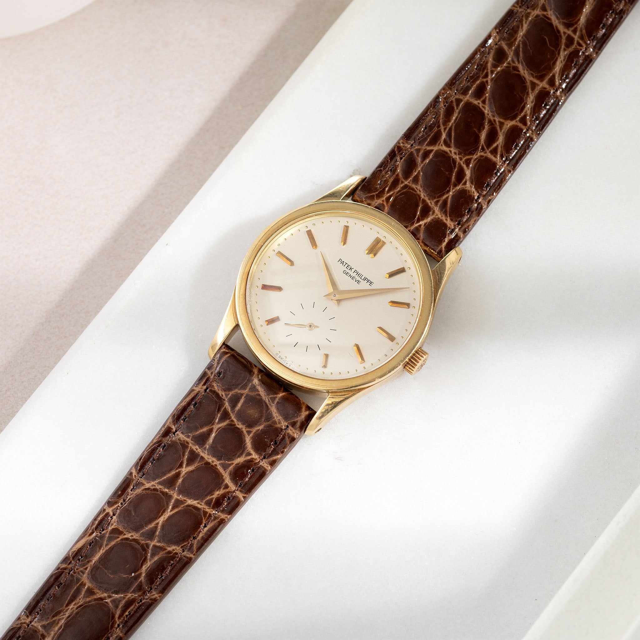 Strap for the Patek Philippe Calatrava - Walnut Brown Alligator