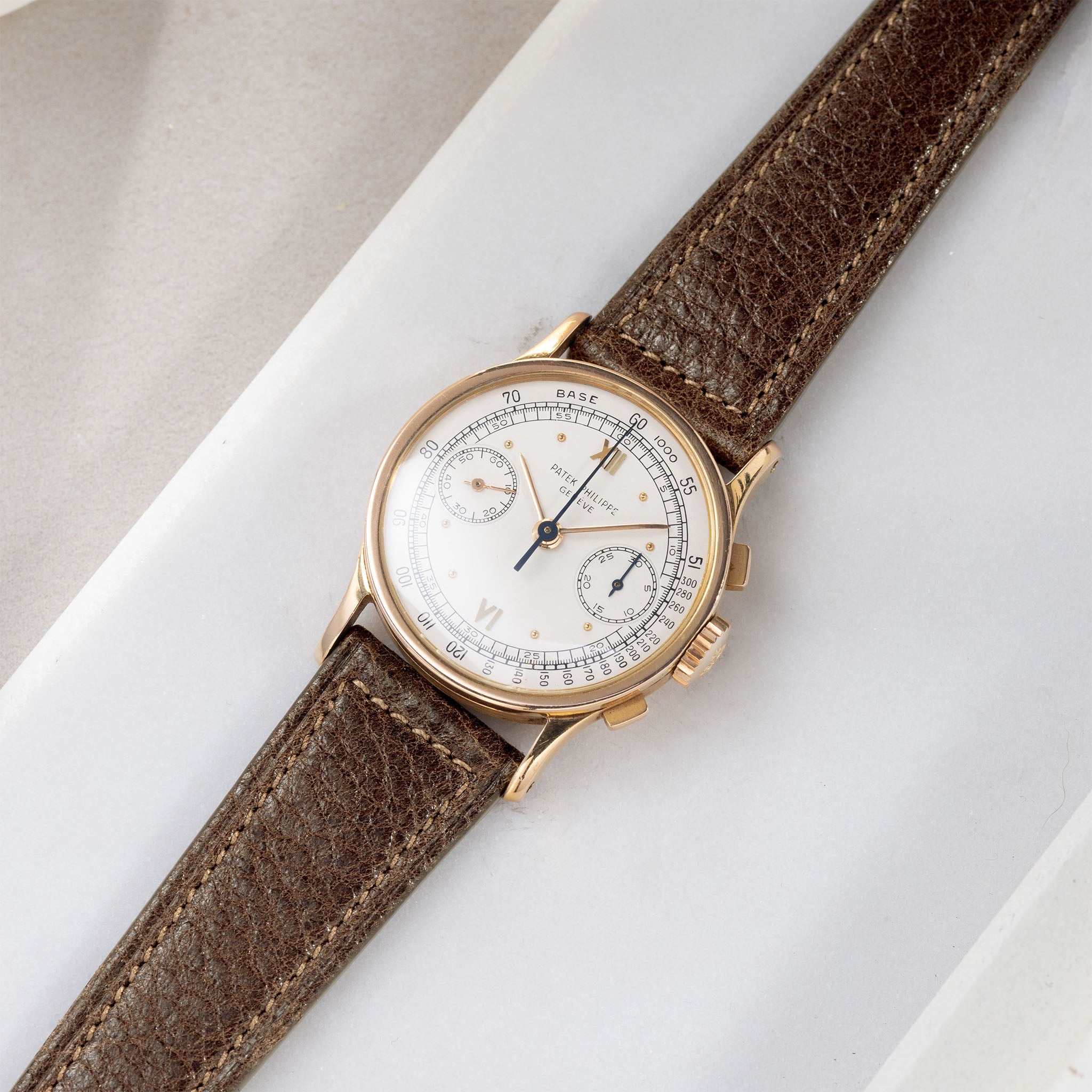 Strap for Patek Philippe 130 / 533 Chronograph - Soft Walnut Brown Box