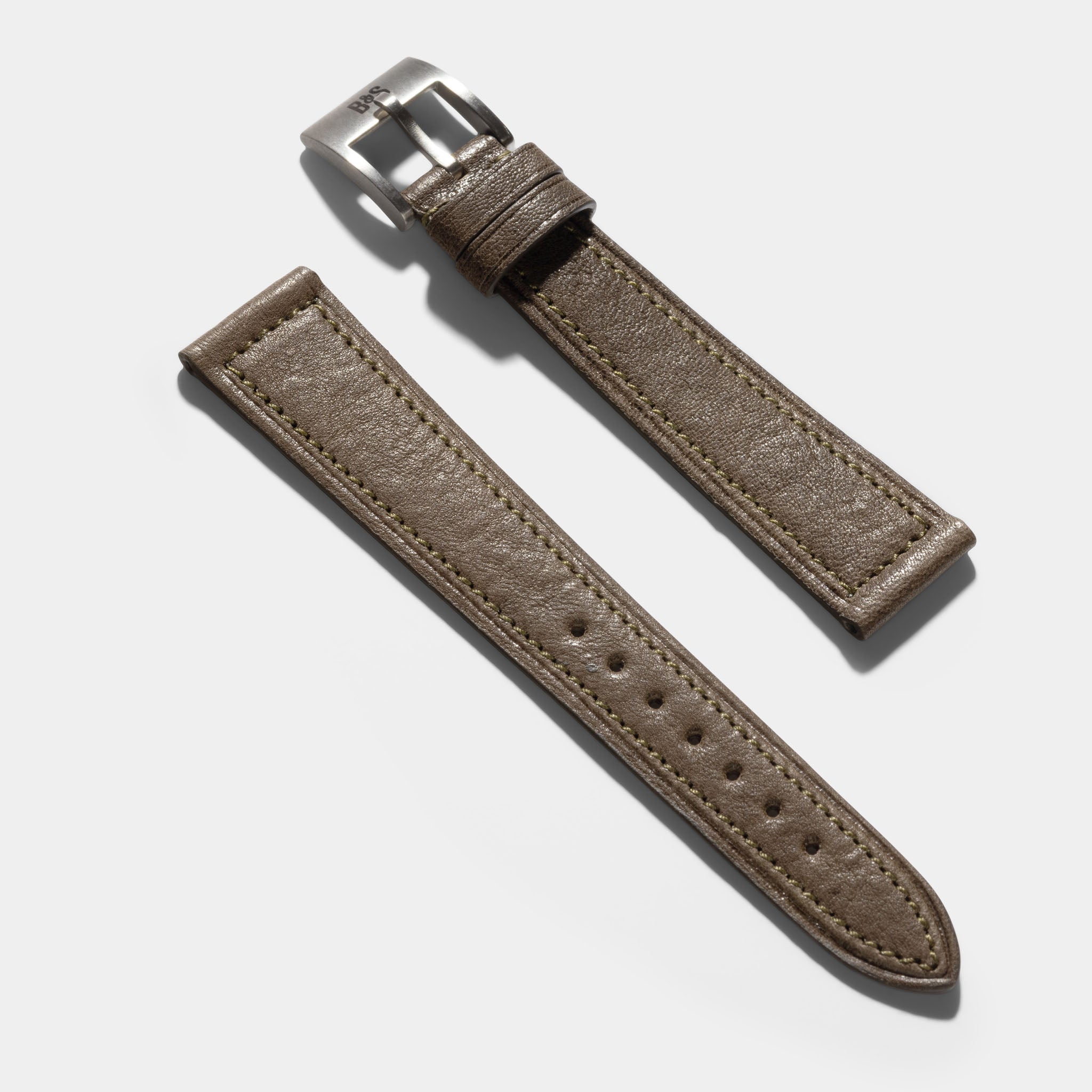 Strap for Patek Philippe 3940 Perpetual – Olive Green Boxed Calfskin