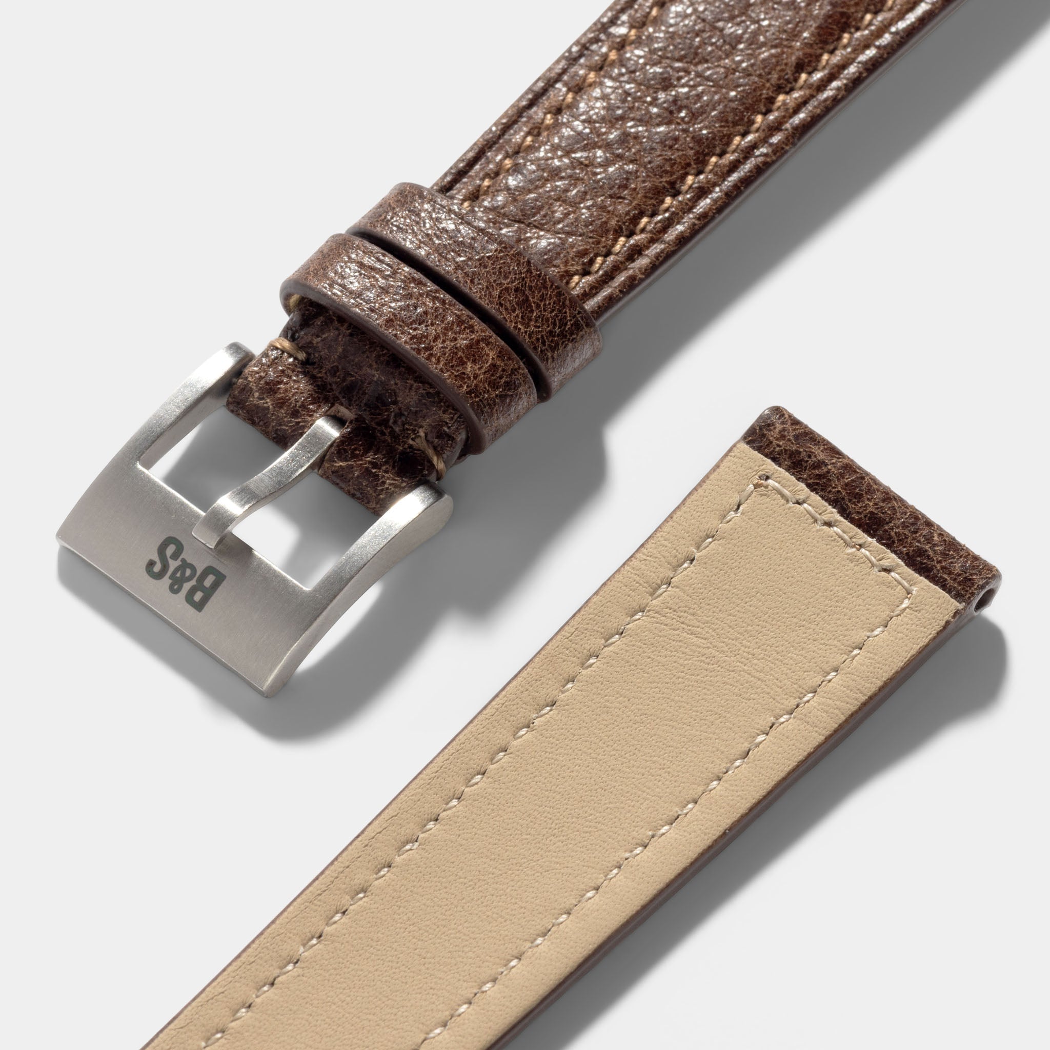 Strap for Patek Philippe 3940 Perpetual – Soft Walnut Boxed Calfskin