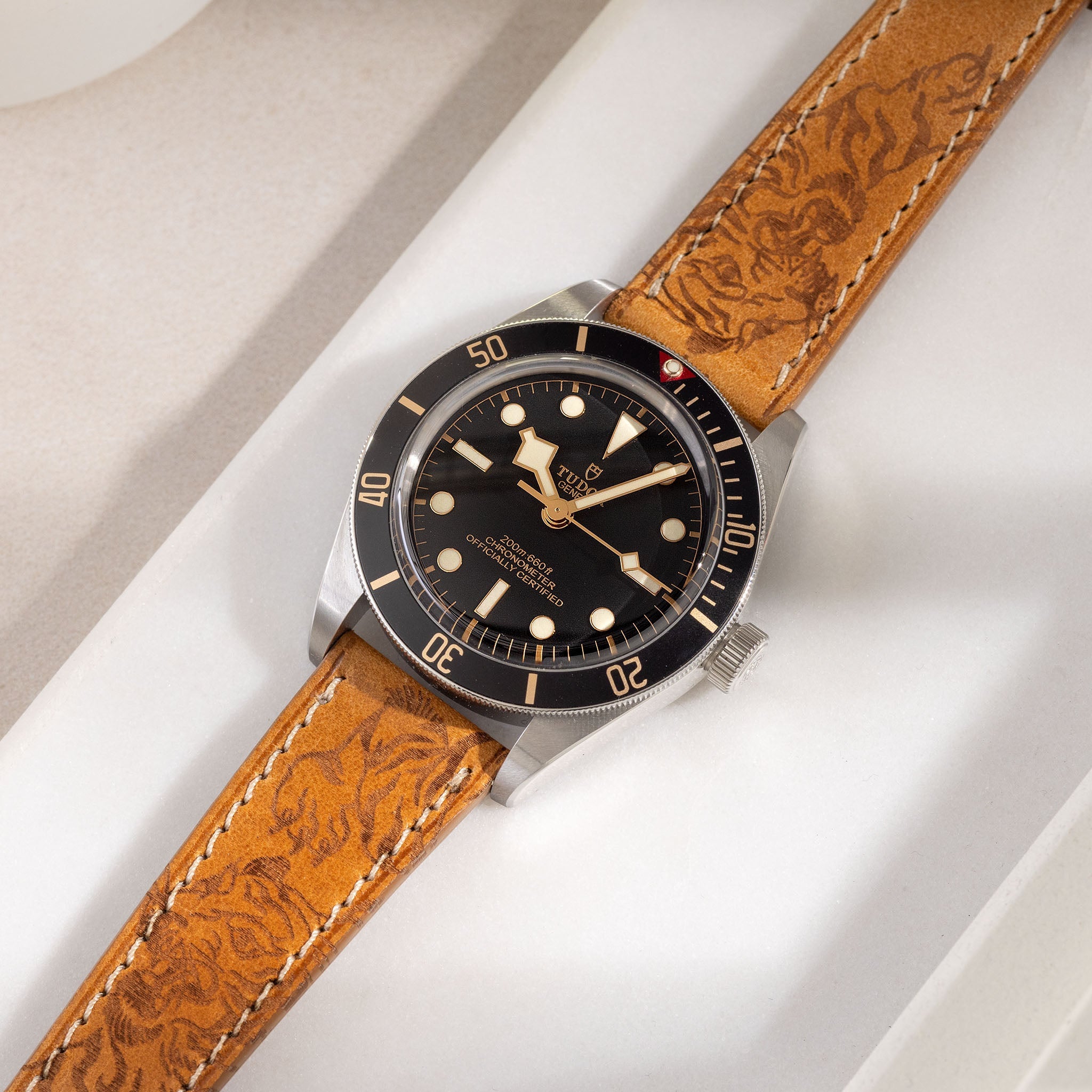 The Crouching Tiger Tattoo Watch Strap - Jubilee Edition by Bulang & Sons