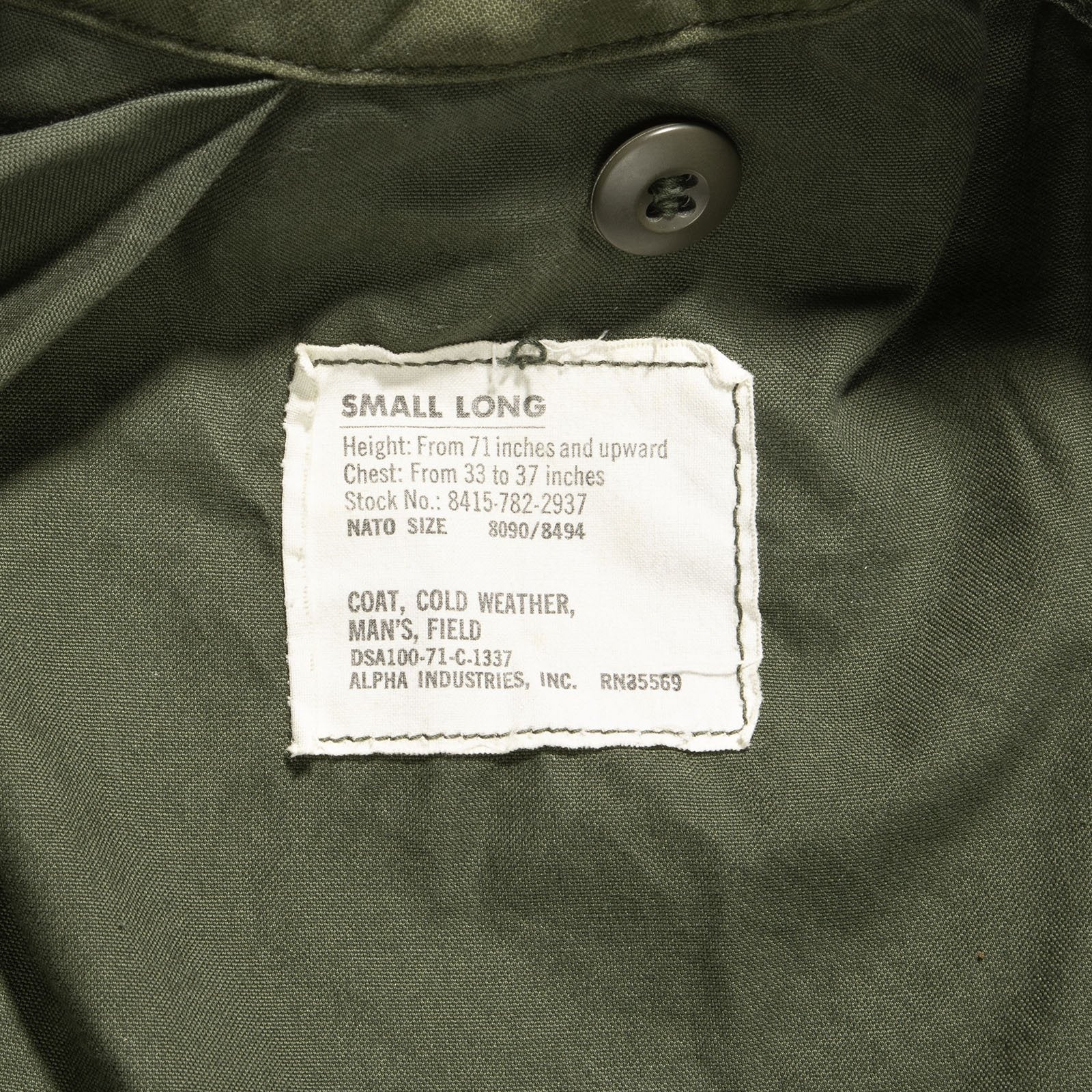 Vintage Air Force M-65 Field Jacket