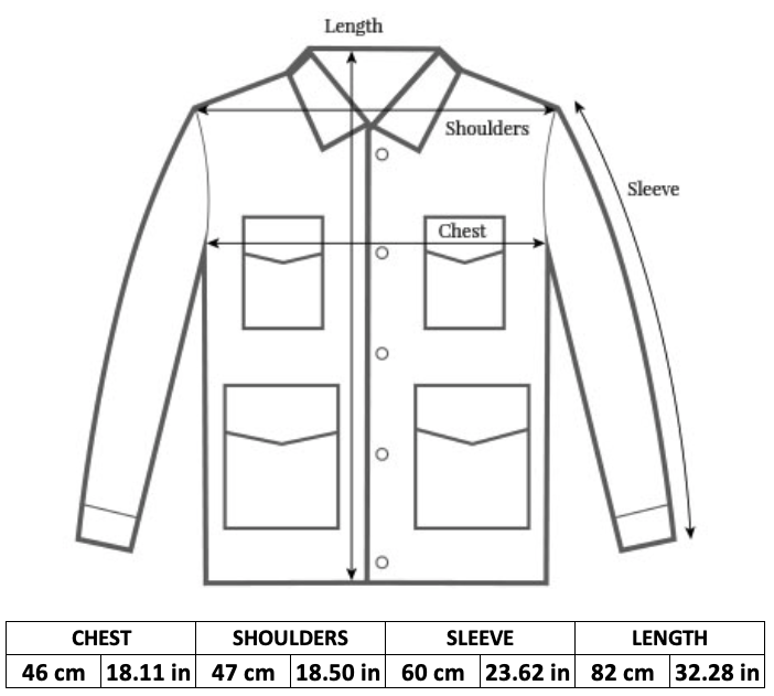 Vintage Air Force M-65 Field Jacket Measurements