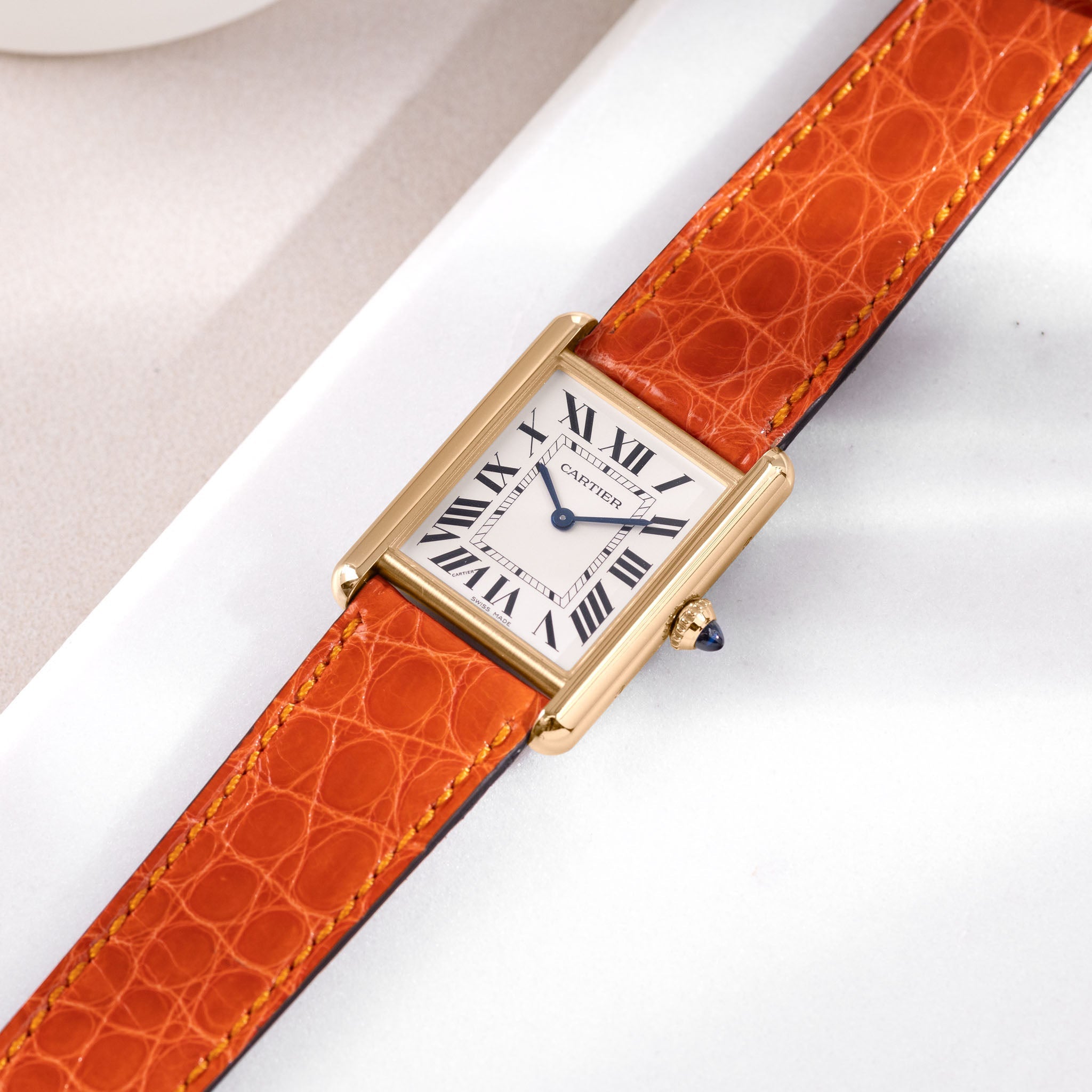 Cartier tank louis strap sale