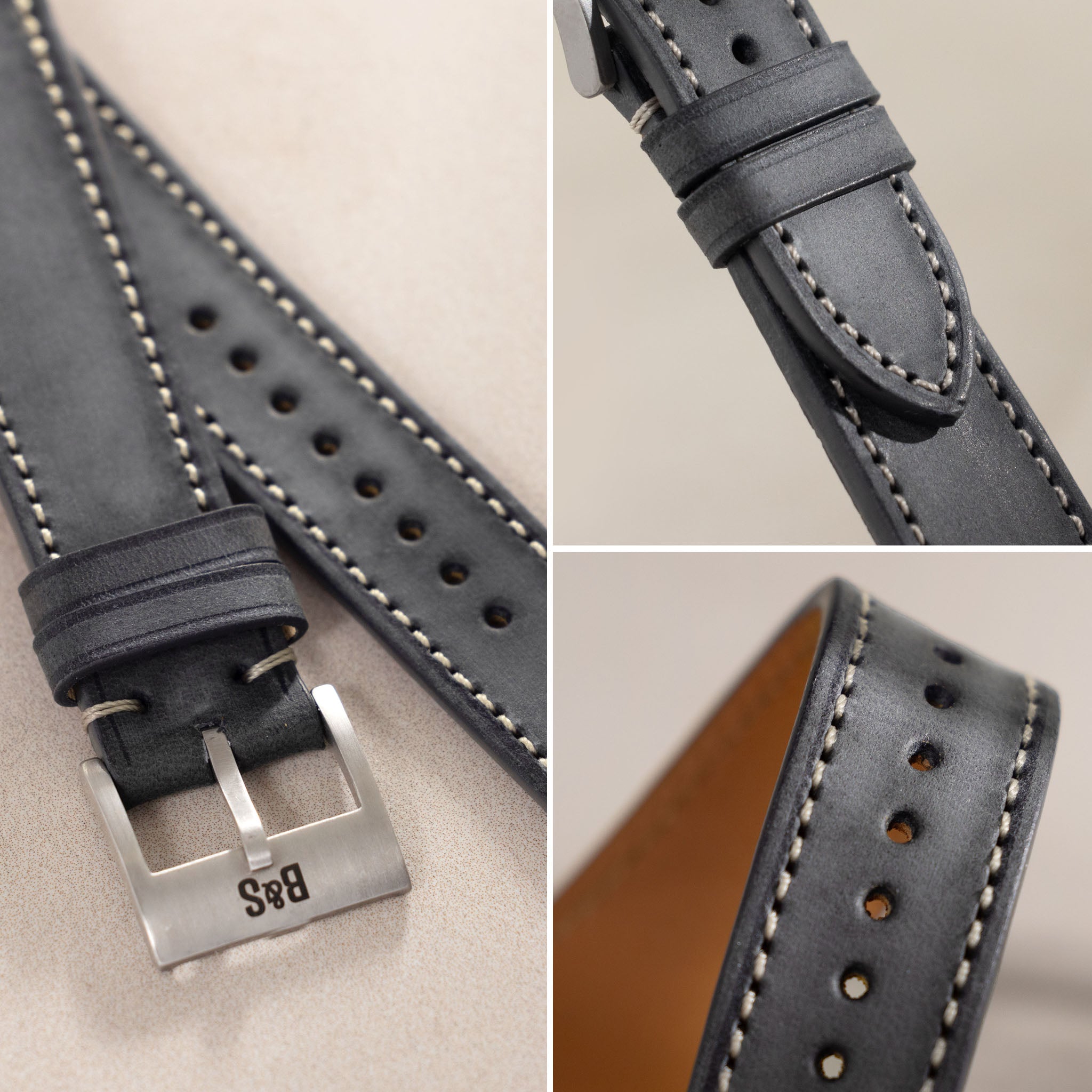 Ash_GRey_Leather_Watch_Strap_Details_For_Luxury_Watches