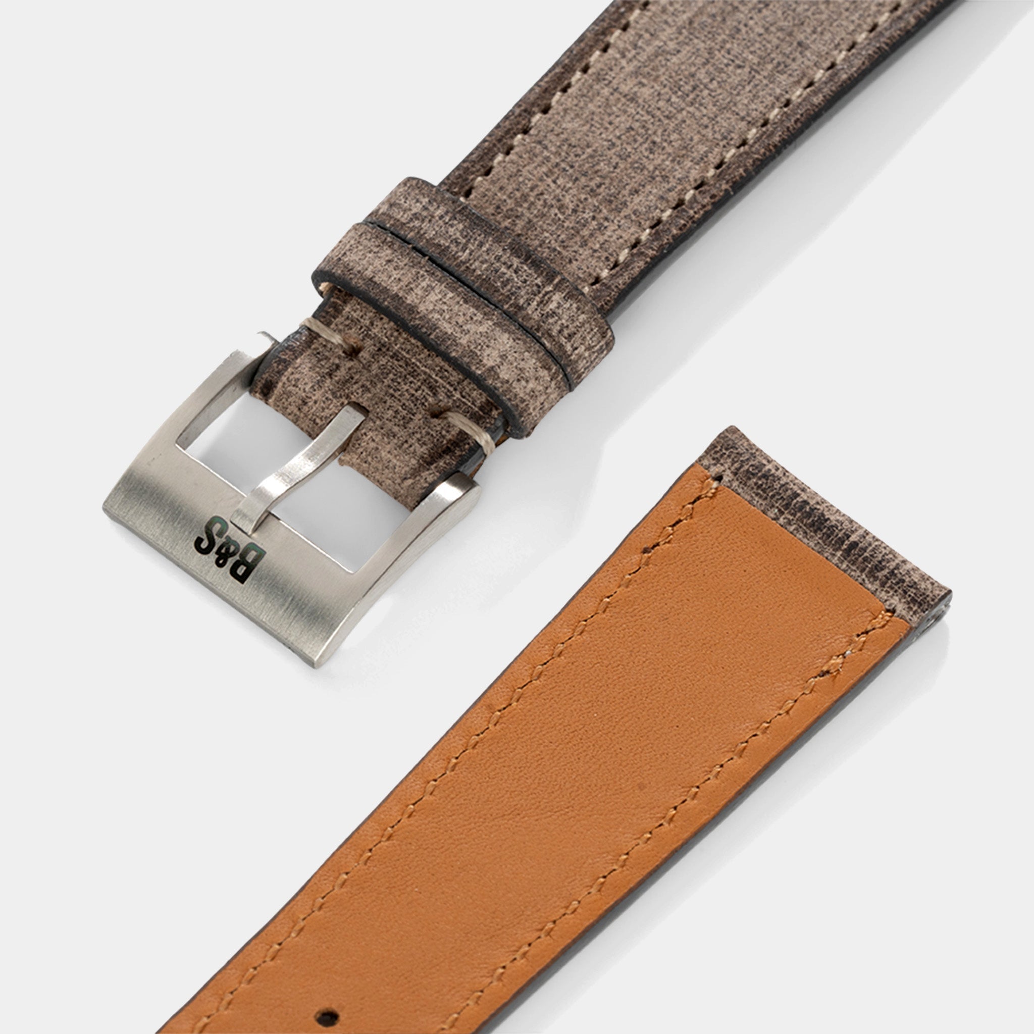 Strap for Rolex Seadweller - Grey Linen Leather