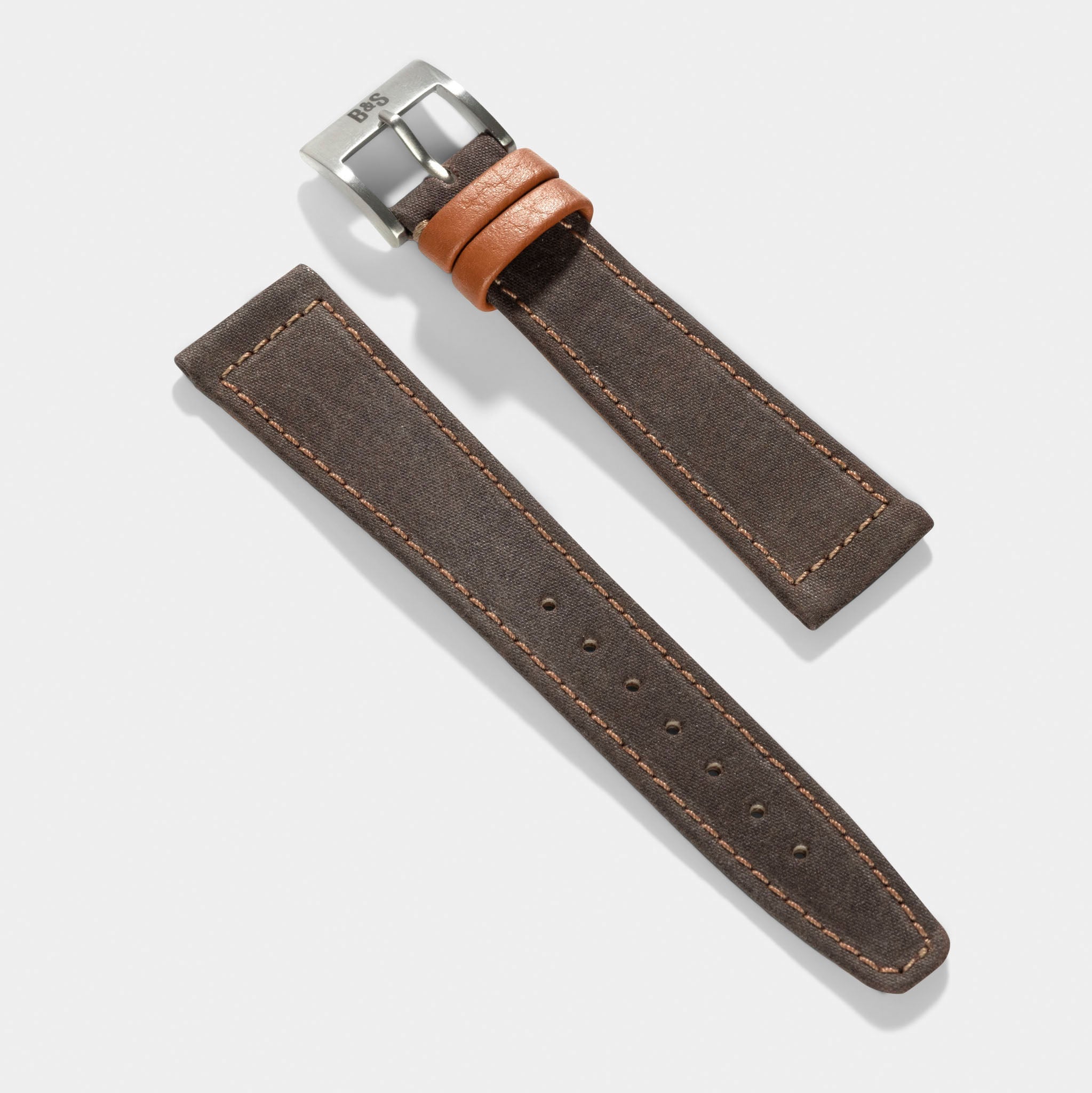 The Manchester Watch Strap Made of Vintage Barbour Fabric Jubilee