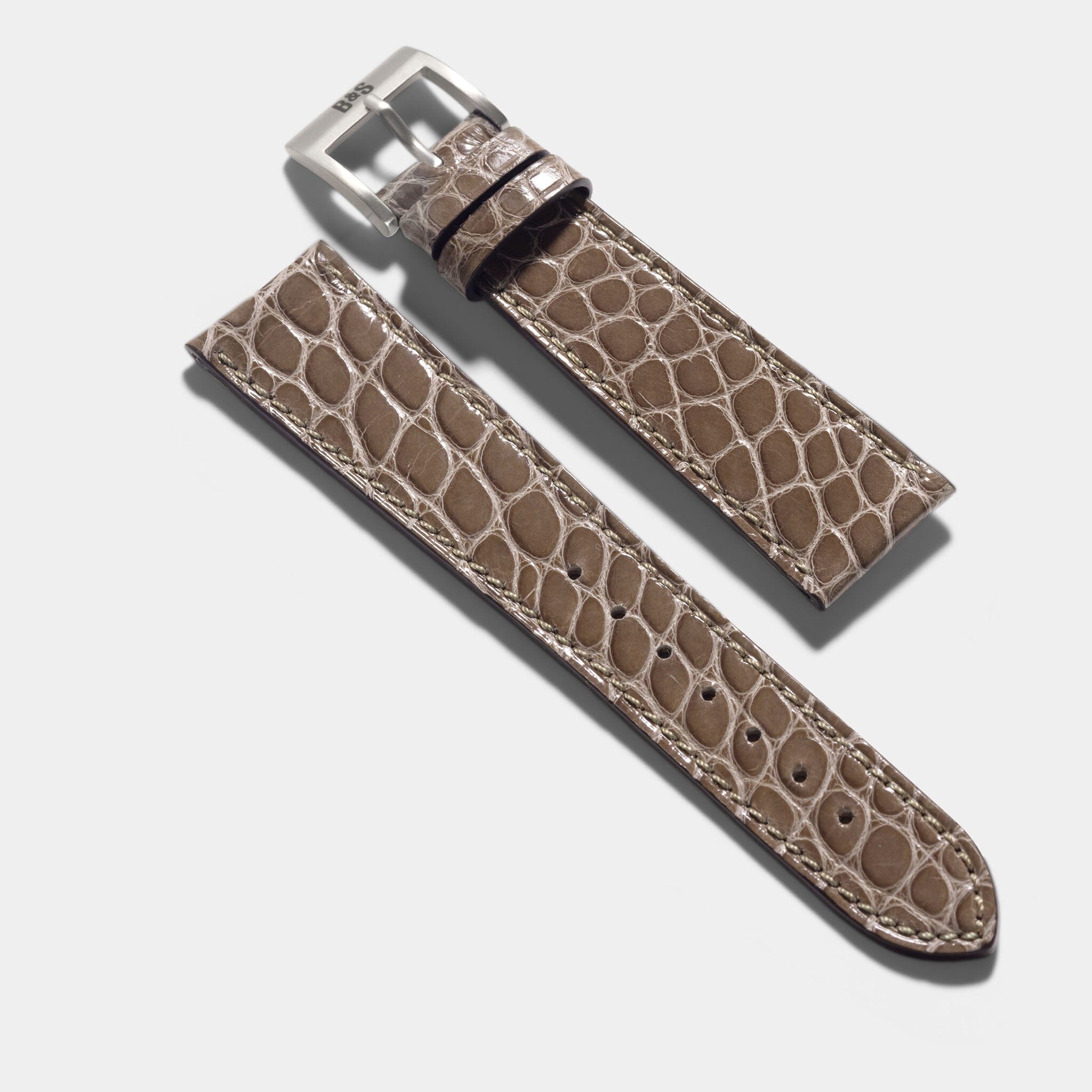 Luxury alligator watch cheap strap