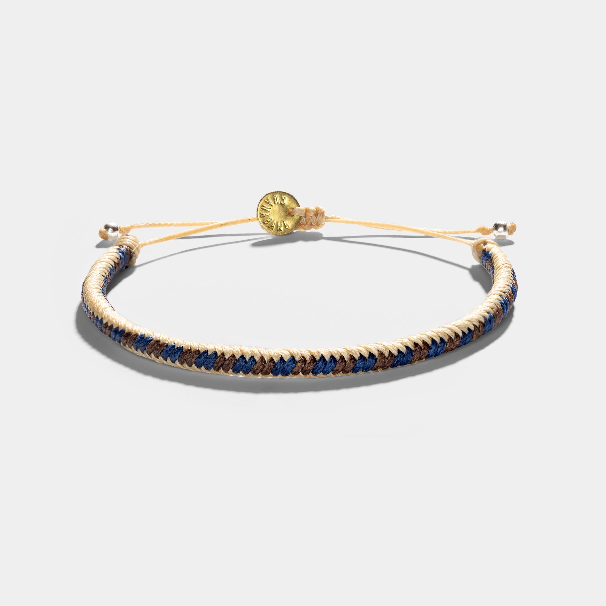 Guanabana Bracelet - Cream Blue Brown