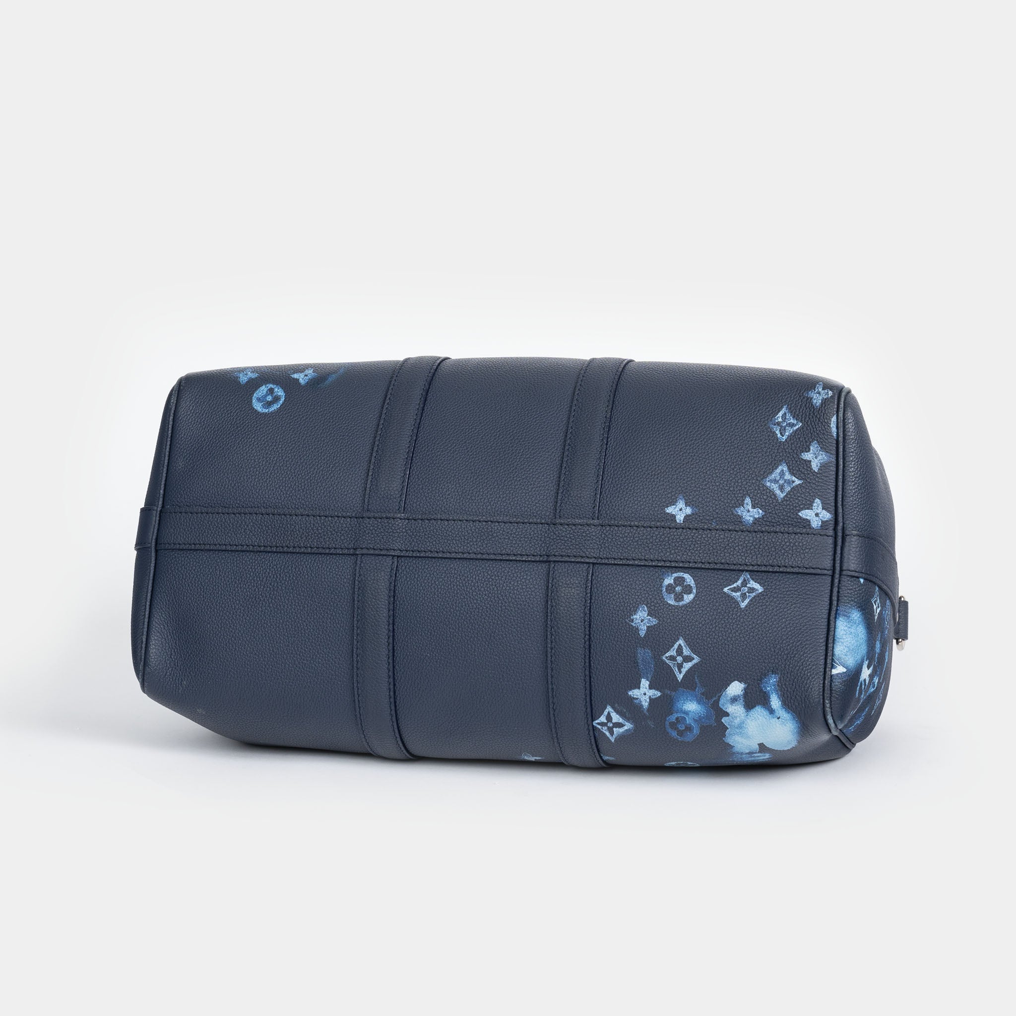 Louis Vuitton Keepall Bandouliere 40 Watercolor Ink Blue Weekend Travel Bag