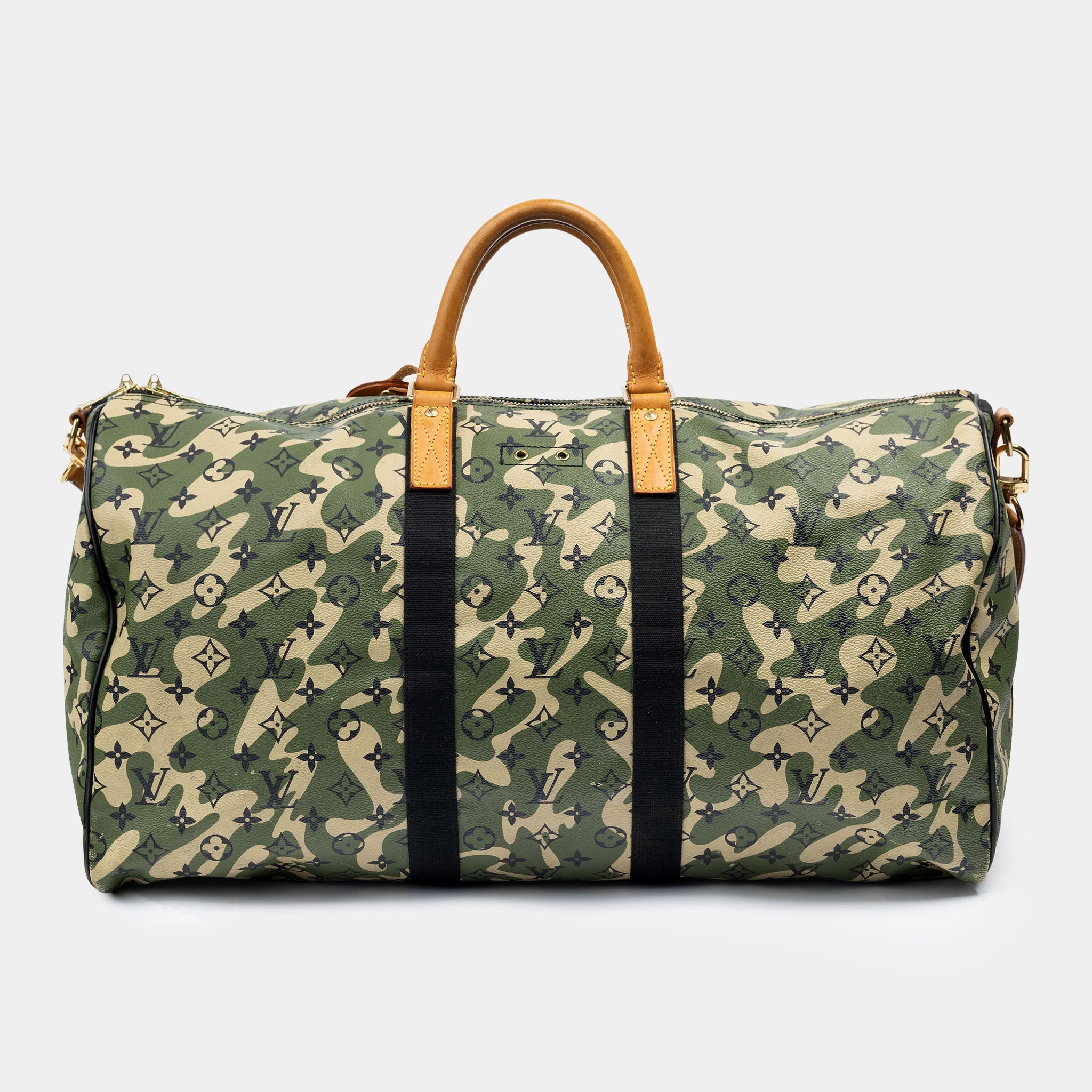 Louis Vuitton x Takashi Murakami Monogramouflage Keepall 55 bag