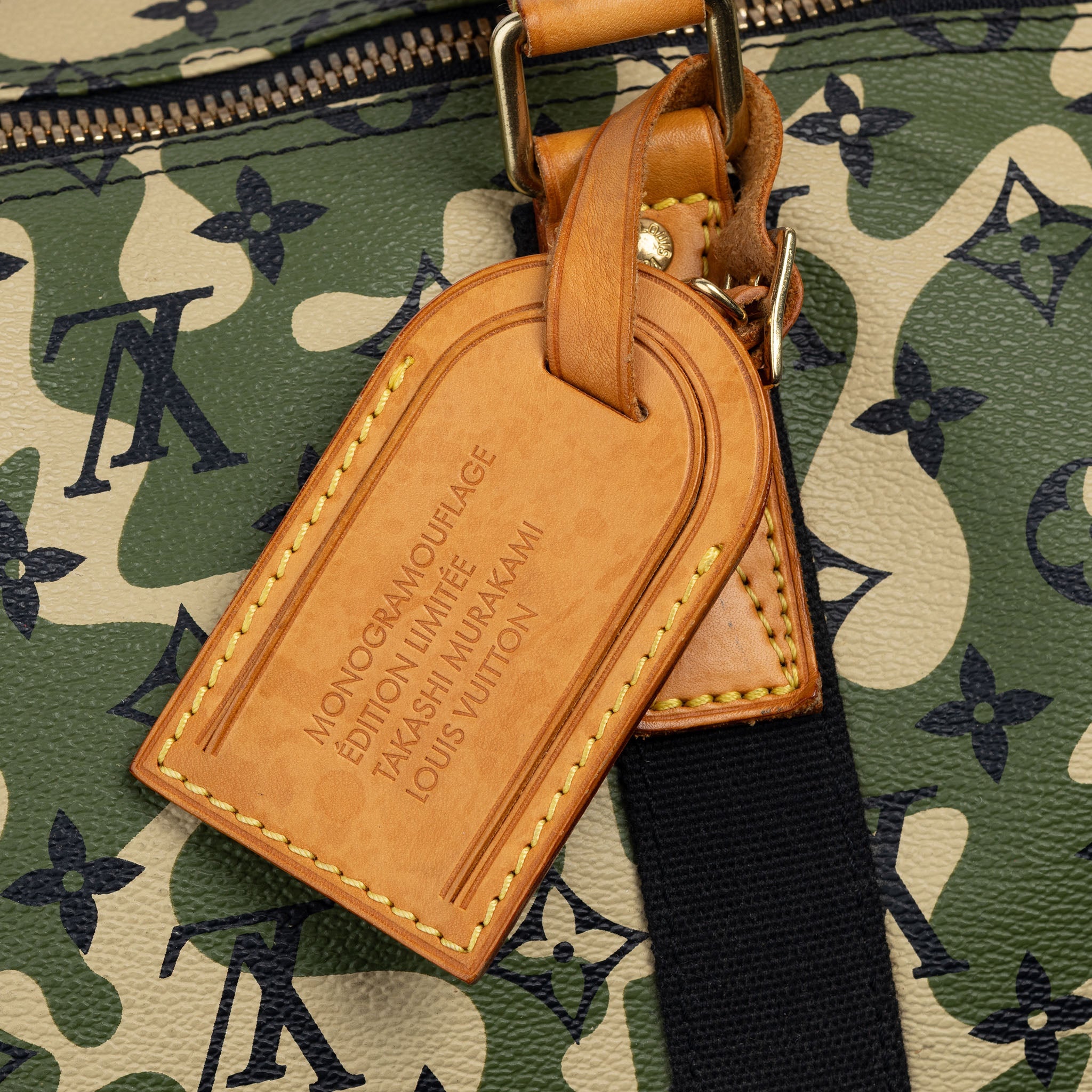 Louis Vuitton x Takashi Murakami Monogramouflage Keepall 55 bag