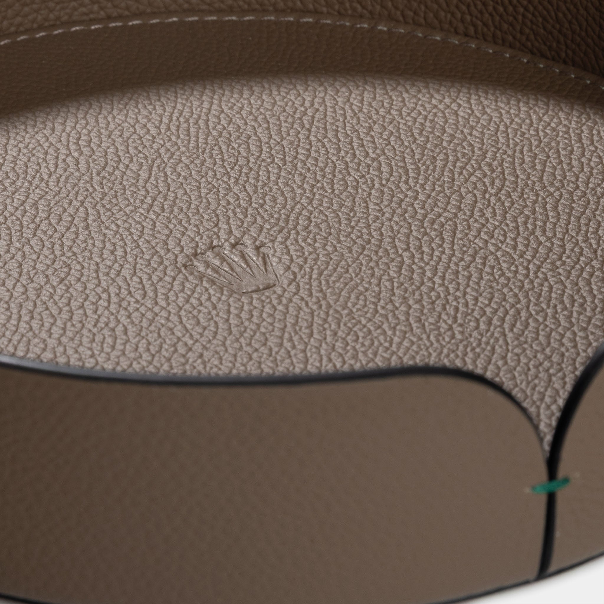 Rolex taupe color leather organiser tray
