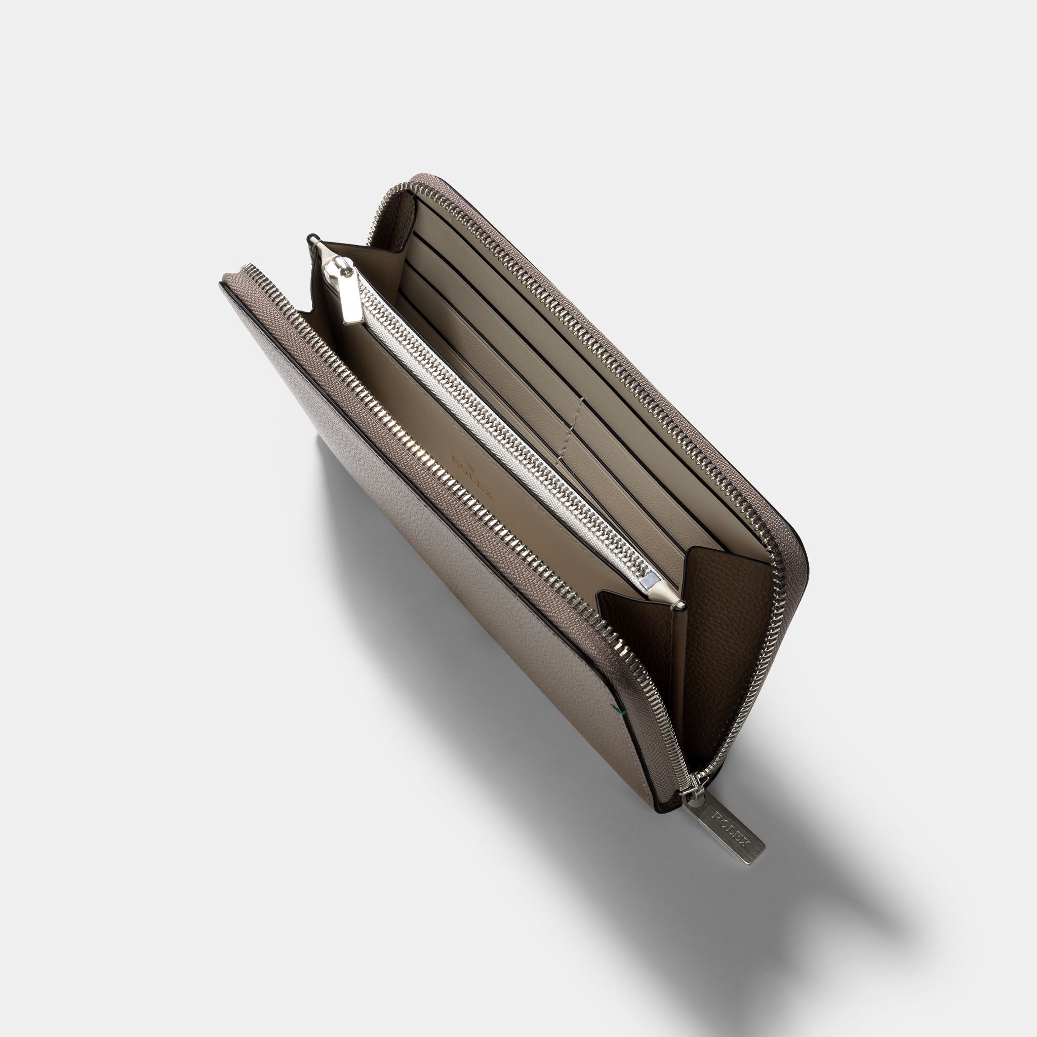 Rolex Taupe Colour Leather Wallet