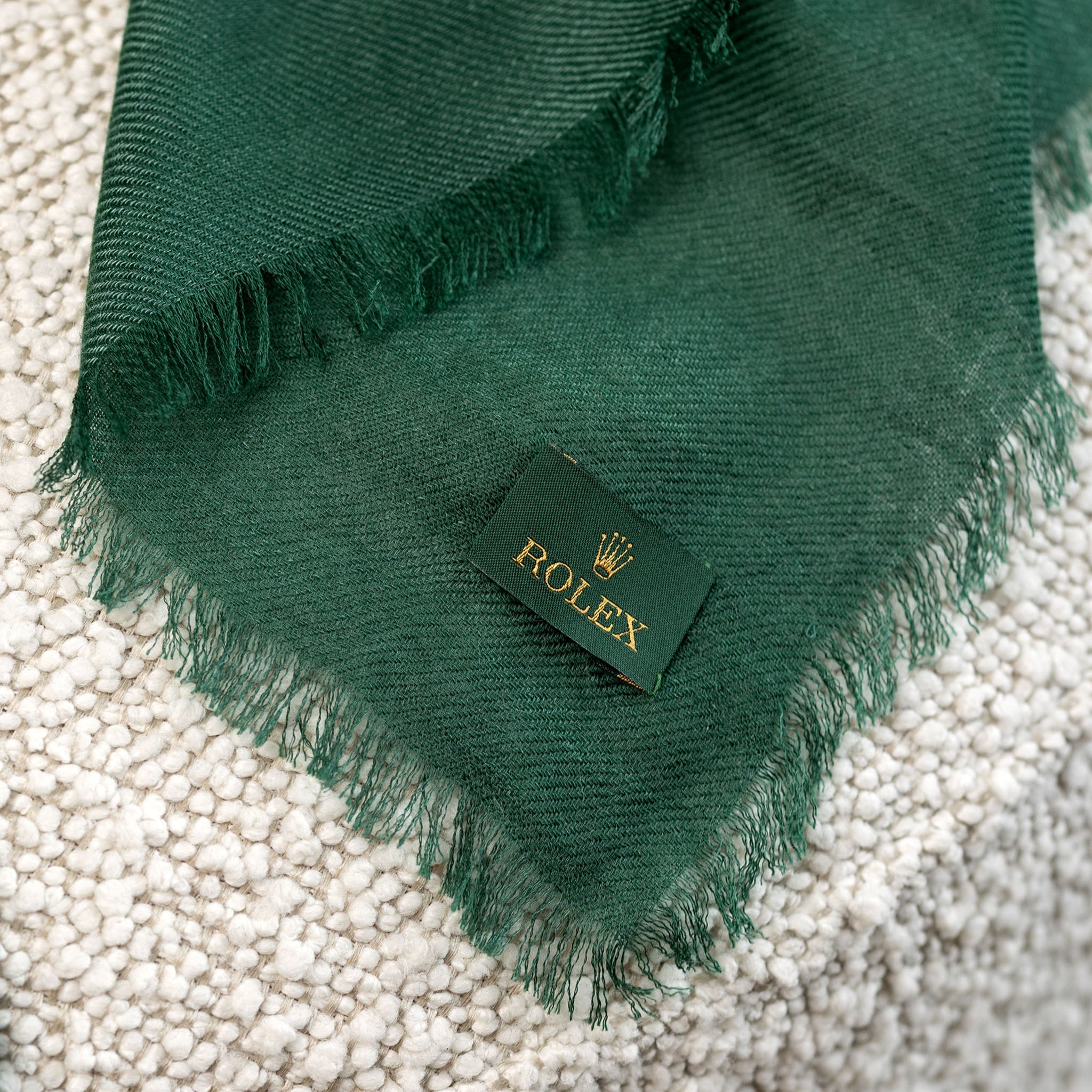 Rolex Gradient Oversized Green Scarf