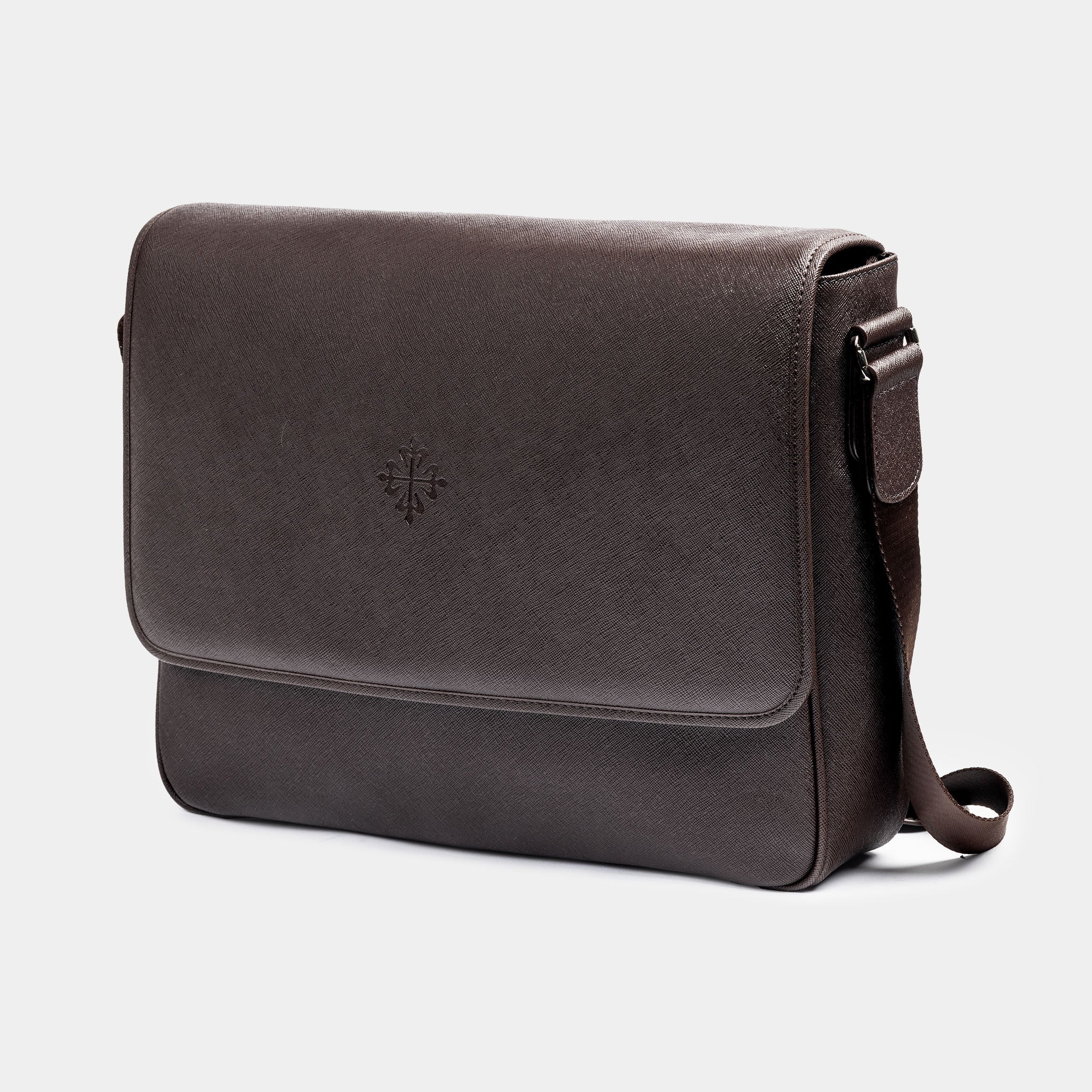 Patek Philippe Brown Epi Leather Messenger Bag