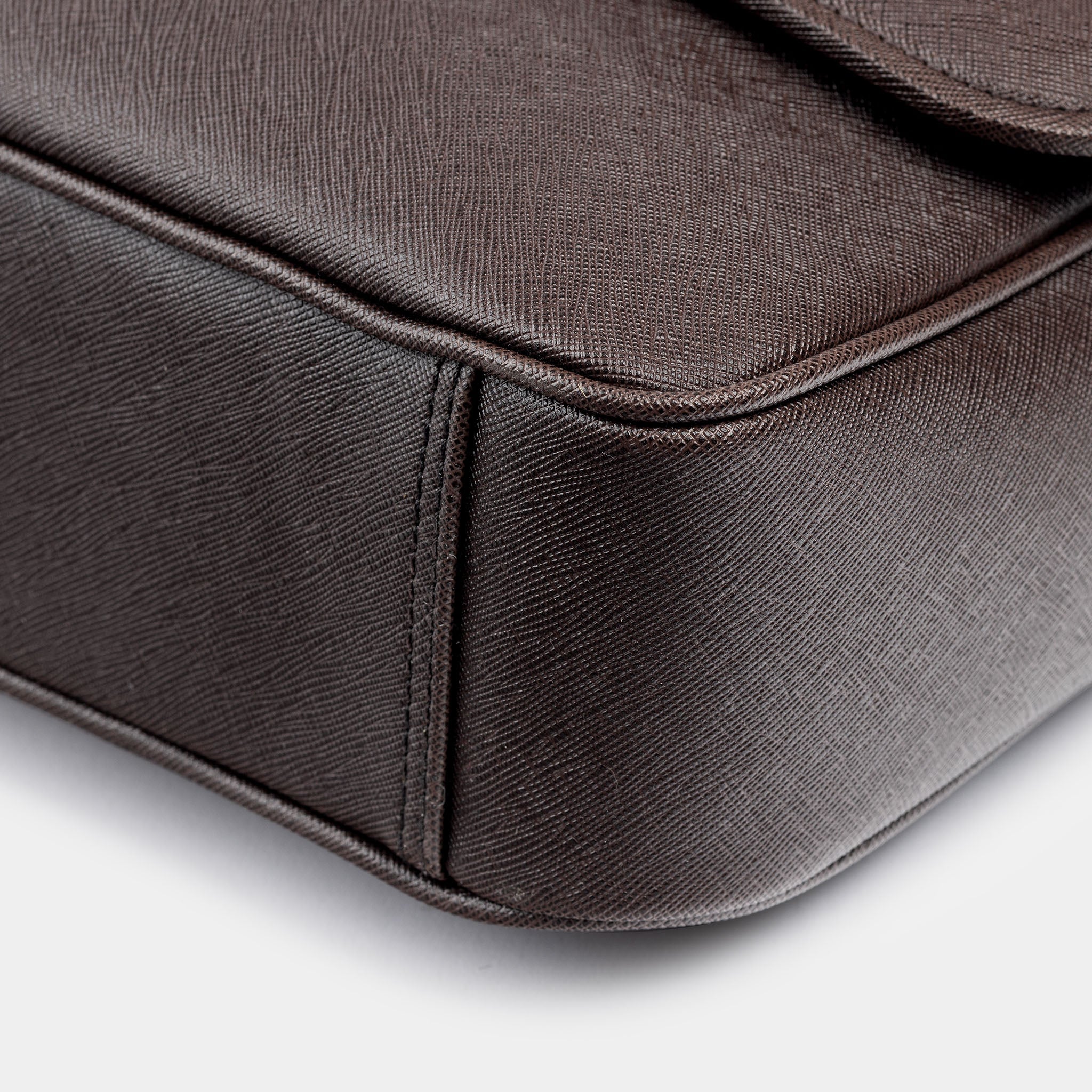 Patek Philippe Brown Epi Leather Messenger Bag