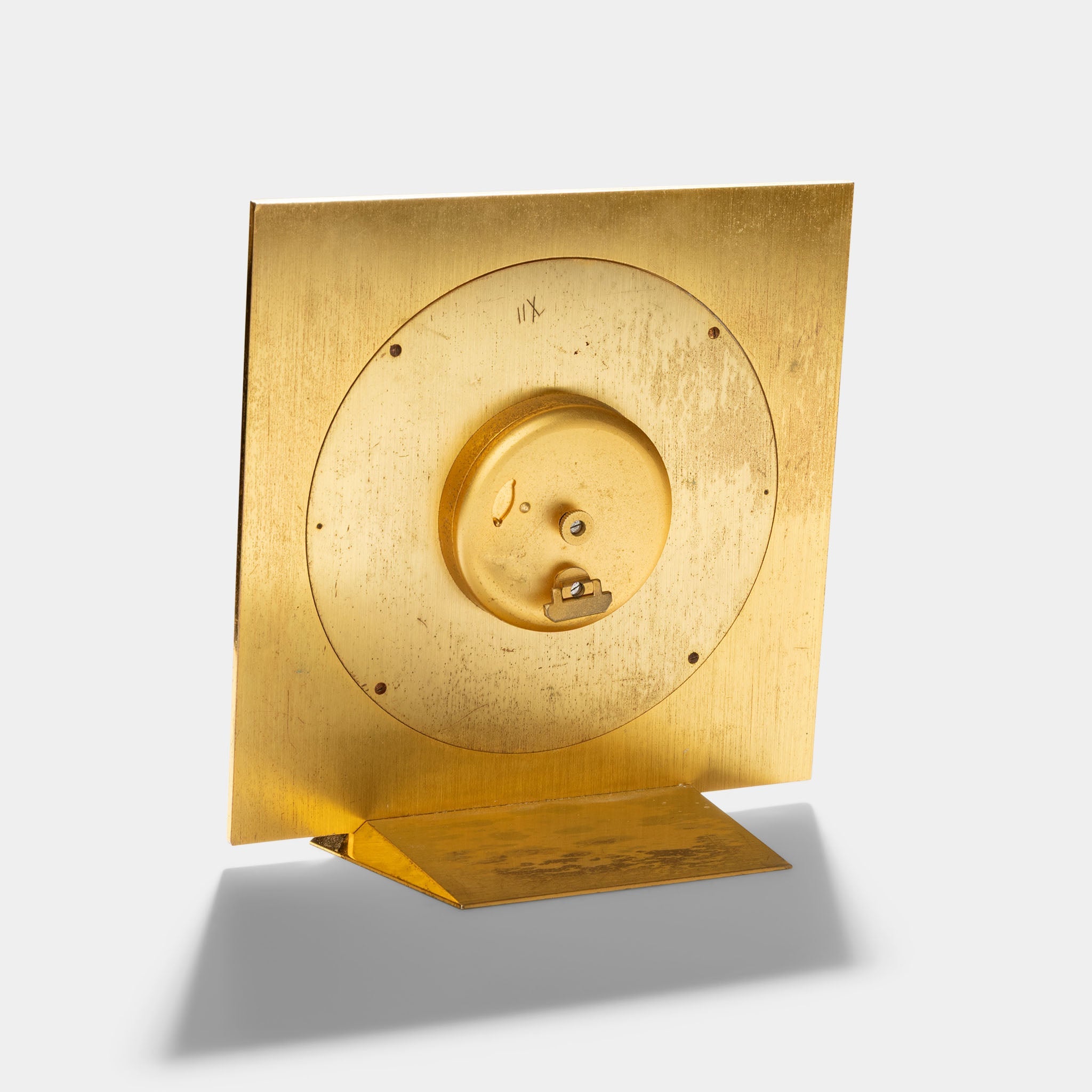 Tiffany &Co brass table clock