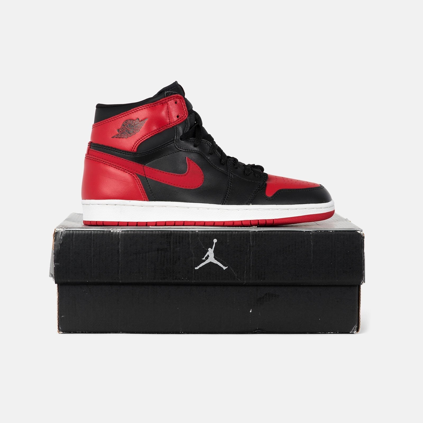 2001 Nike Air Jordan 1 Bred US 10.5 136066-061 6
