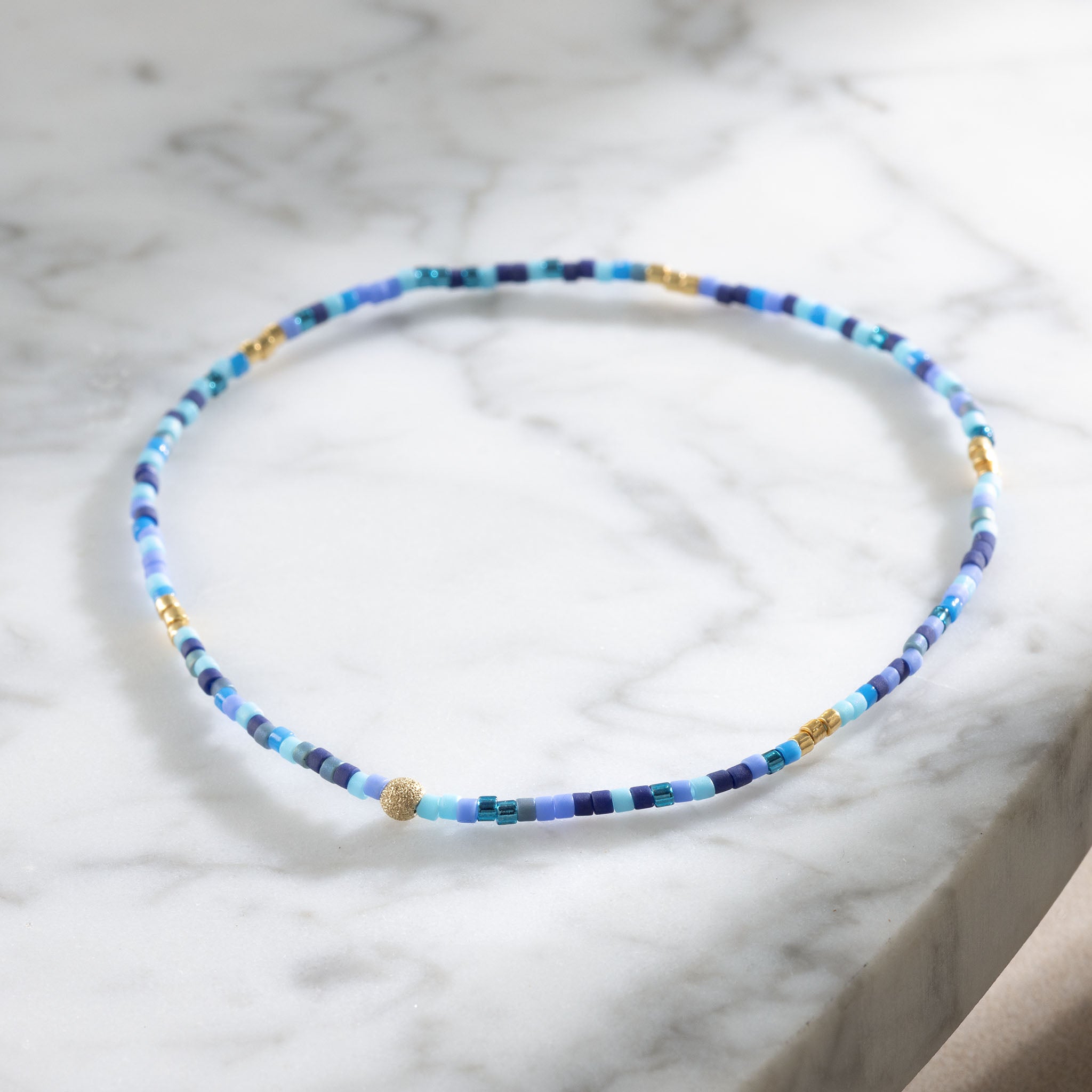 Oskar Gydell Miyuki Bracelet Blue Mix