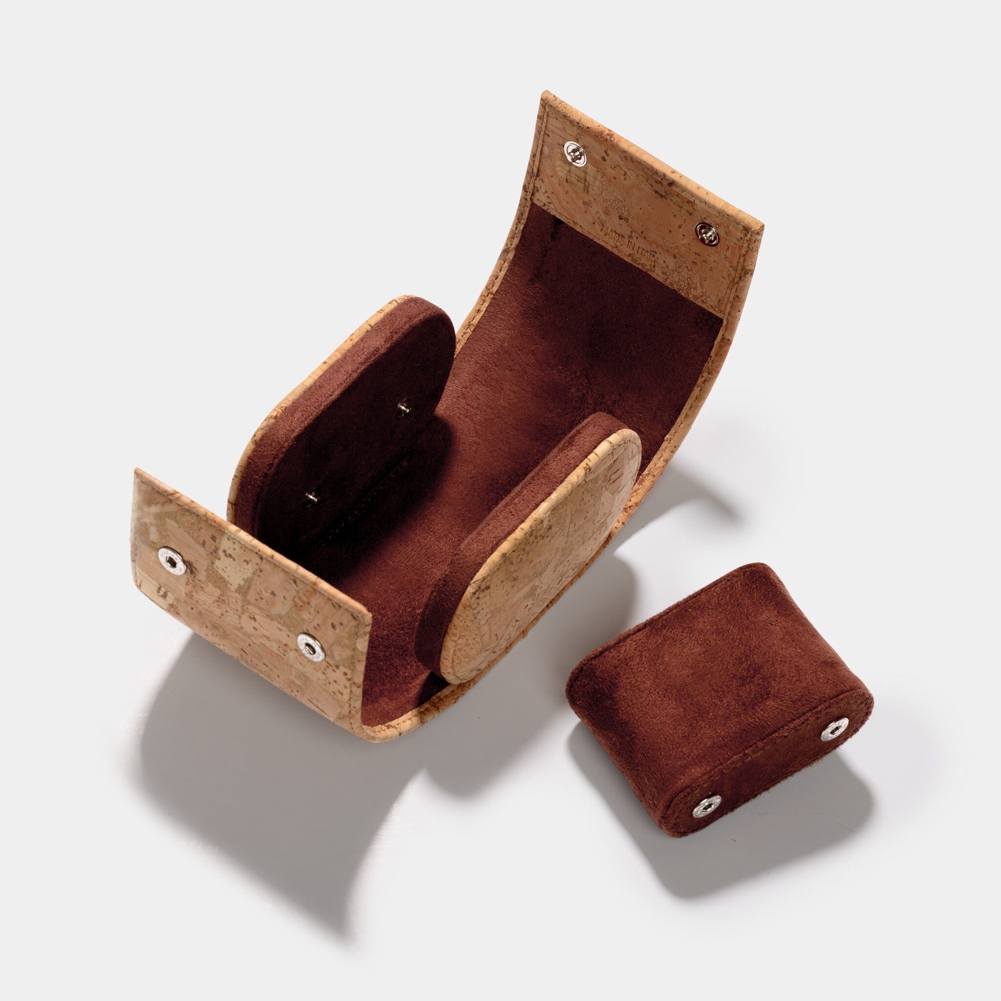 Oval Single Watch Cork Watch Box