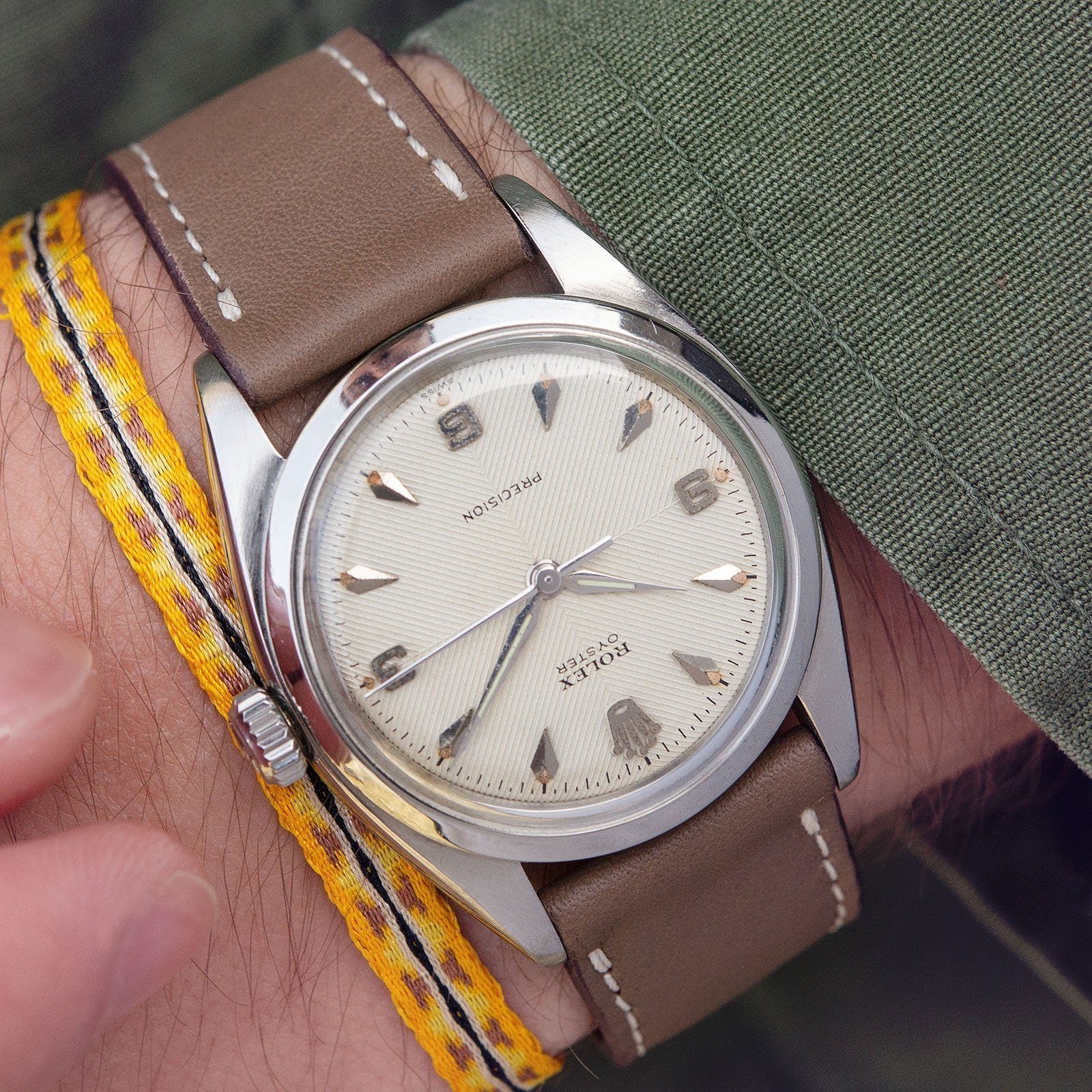 Rolex Oyster Precision 369 Chevron Dial 6422