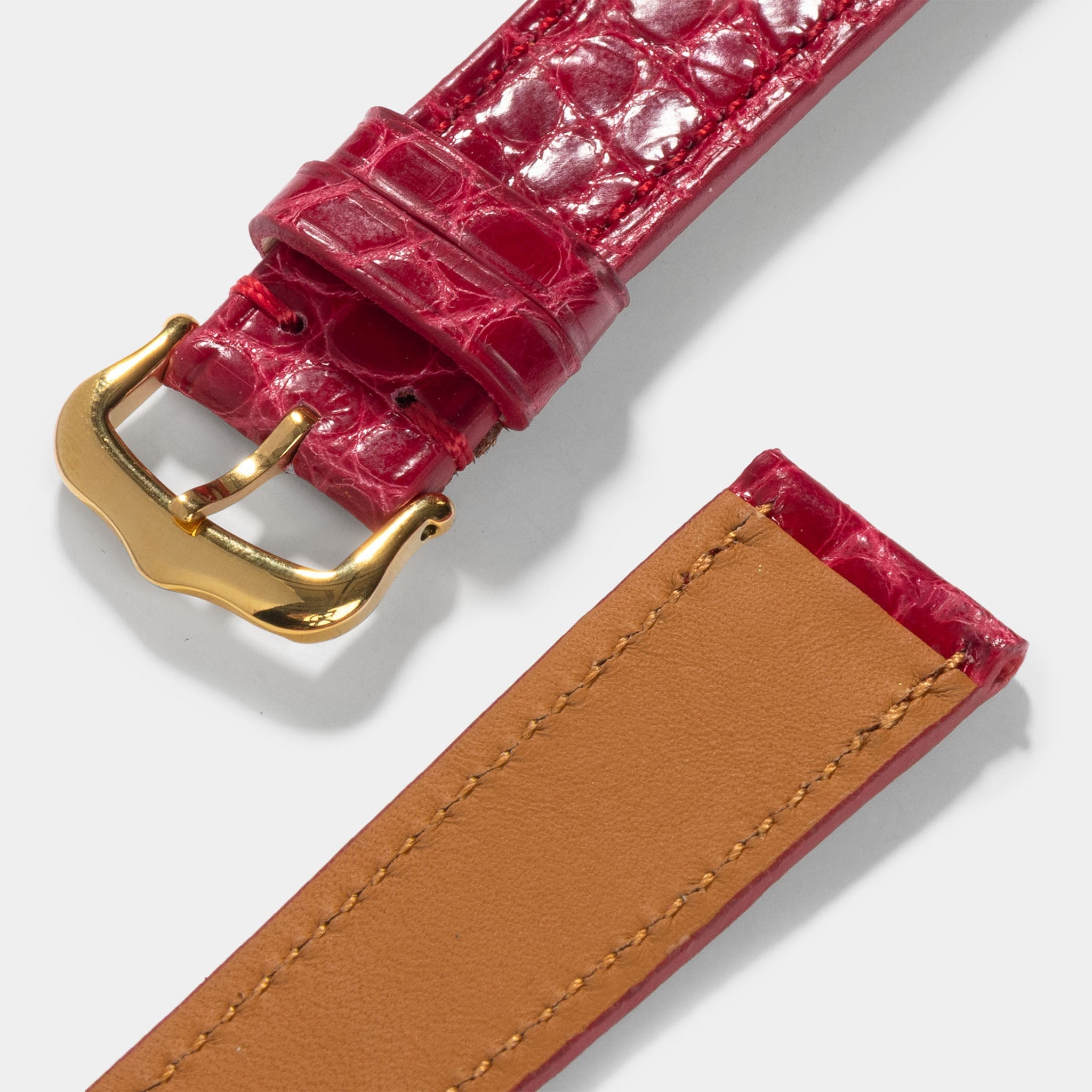 Strap for Cartier 17.5mm - The Red Alligator