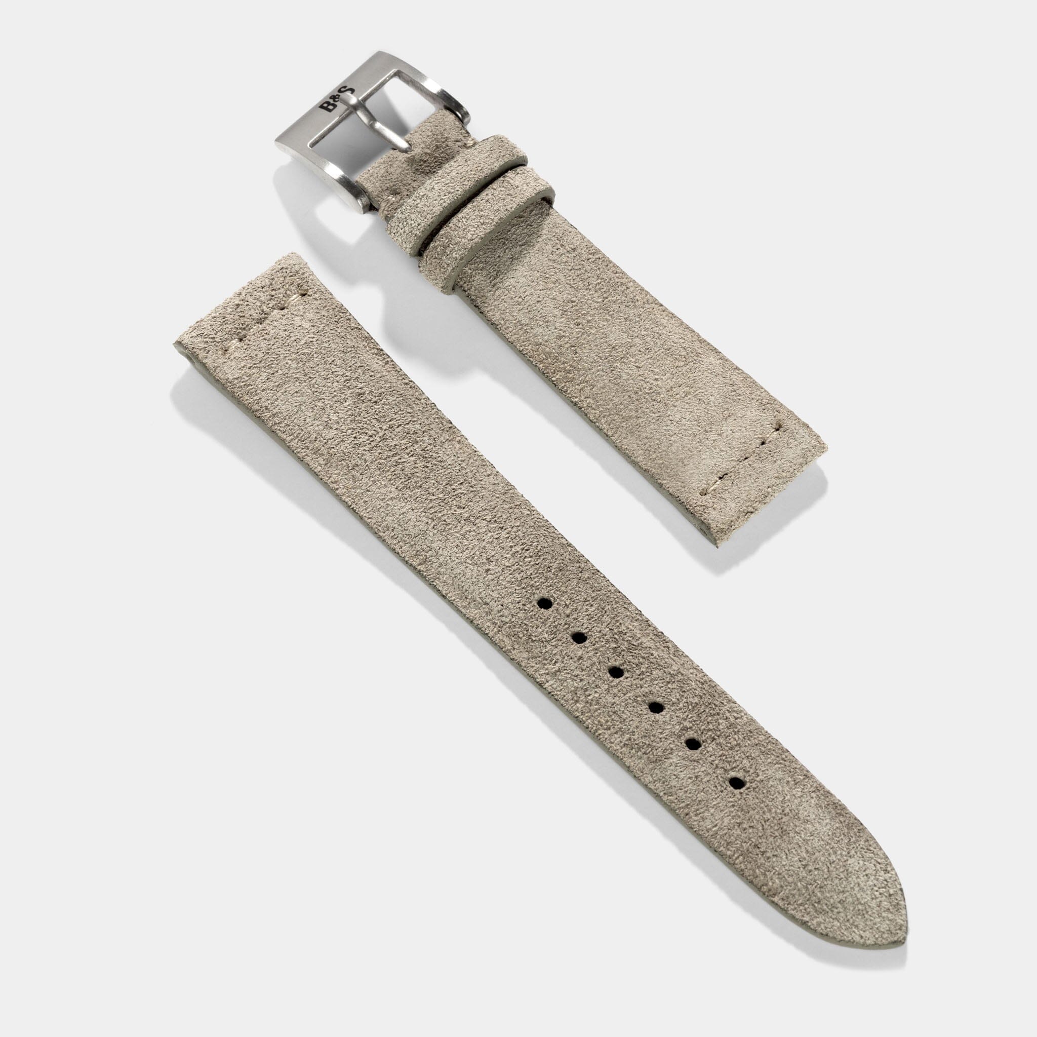 Grey suede watch hot sale strap 20mm