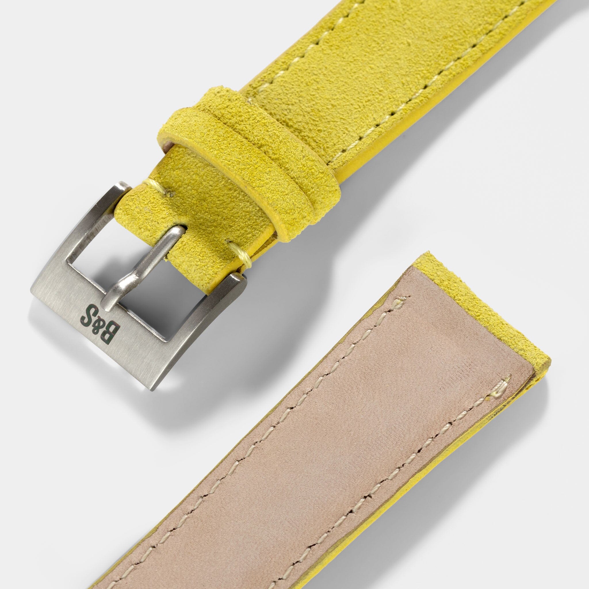 Citrus Suede Leather Watch Strap