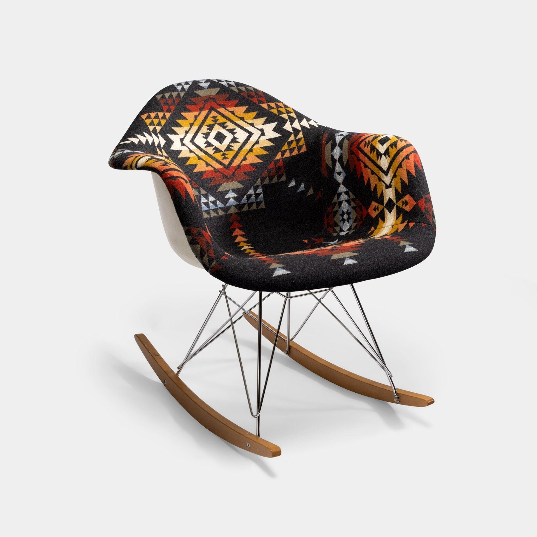 rocking chair evrgrn pendleton campfire rocker 1960s Unique Pendleton Eames Rocking Chair