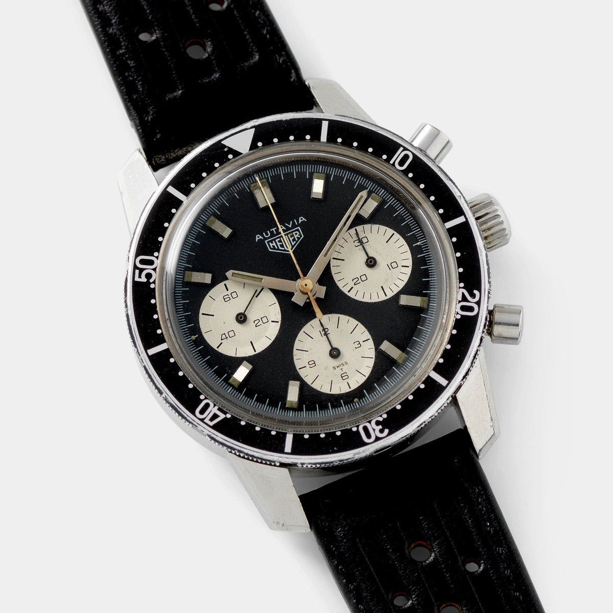 Cadran (dial) Heuer Autavia 7863C - Pièce Détachée Pour Montre Vintage - Occasion - Fabriqué En France