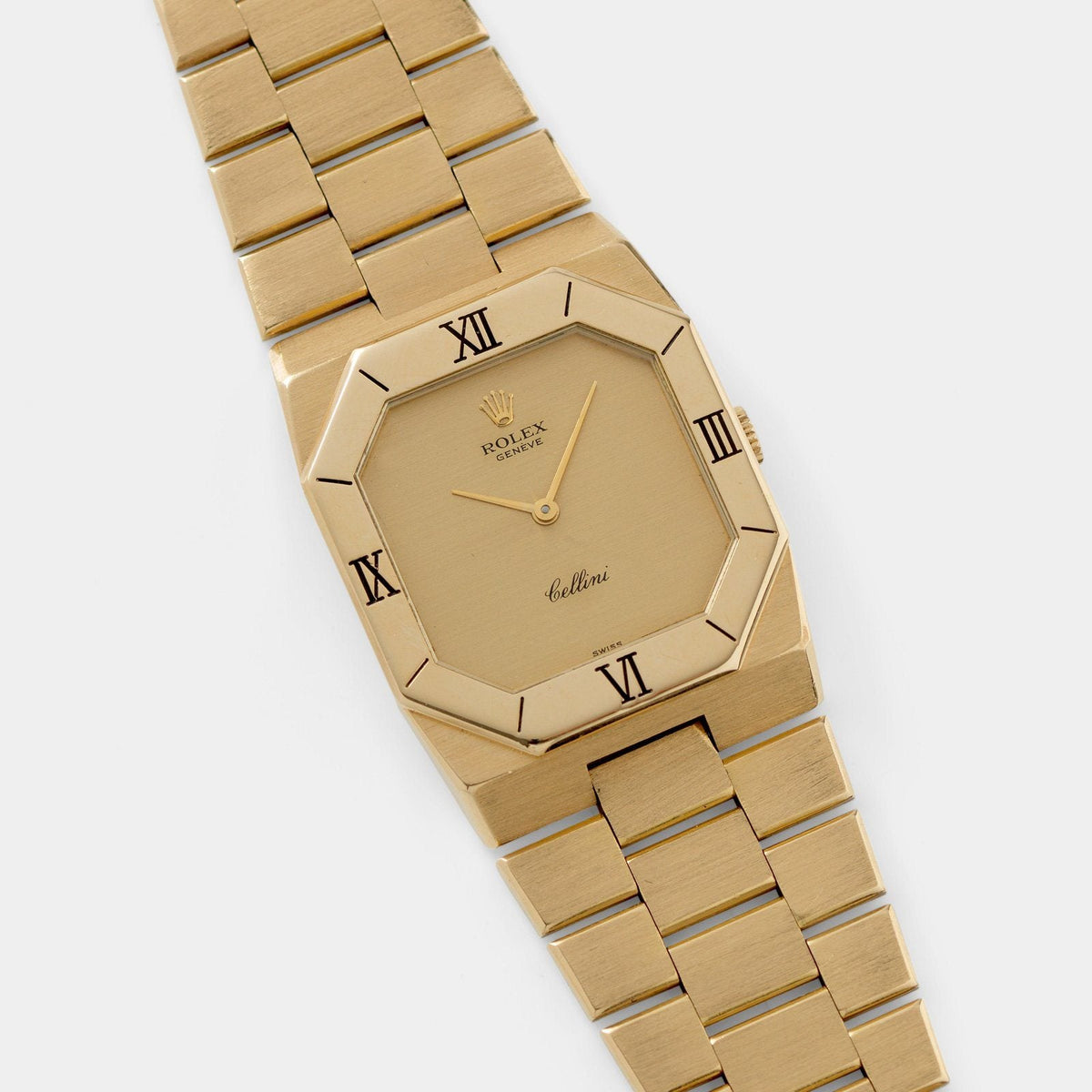 Rolex Watch Cellini Gold 1970s Rolex Cellini 4082 - 18K Yellow Gold Champagne Dial main image 3