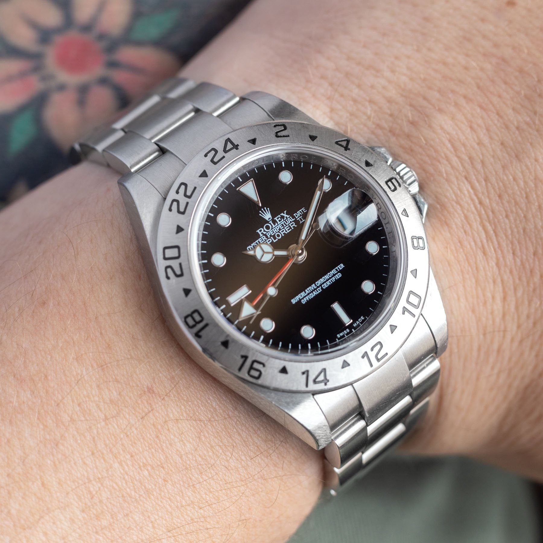 Rolex Explorer 2 Black Dial 16570
