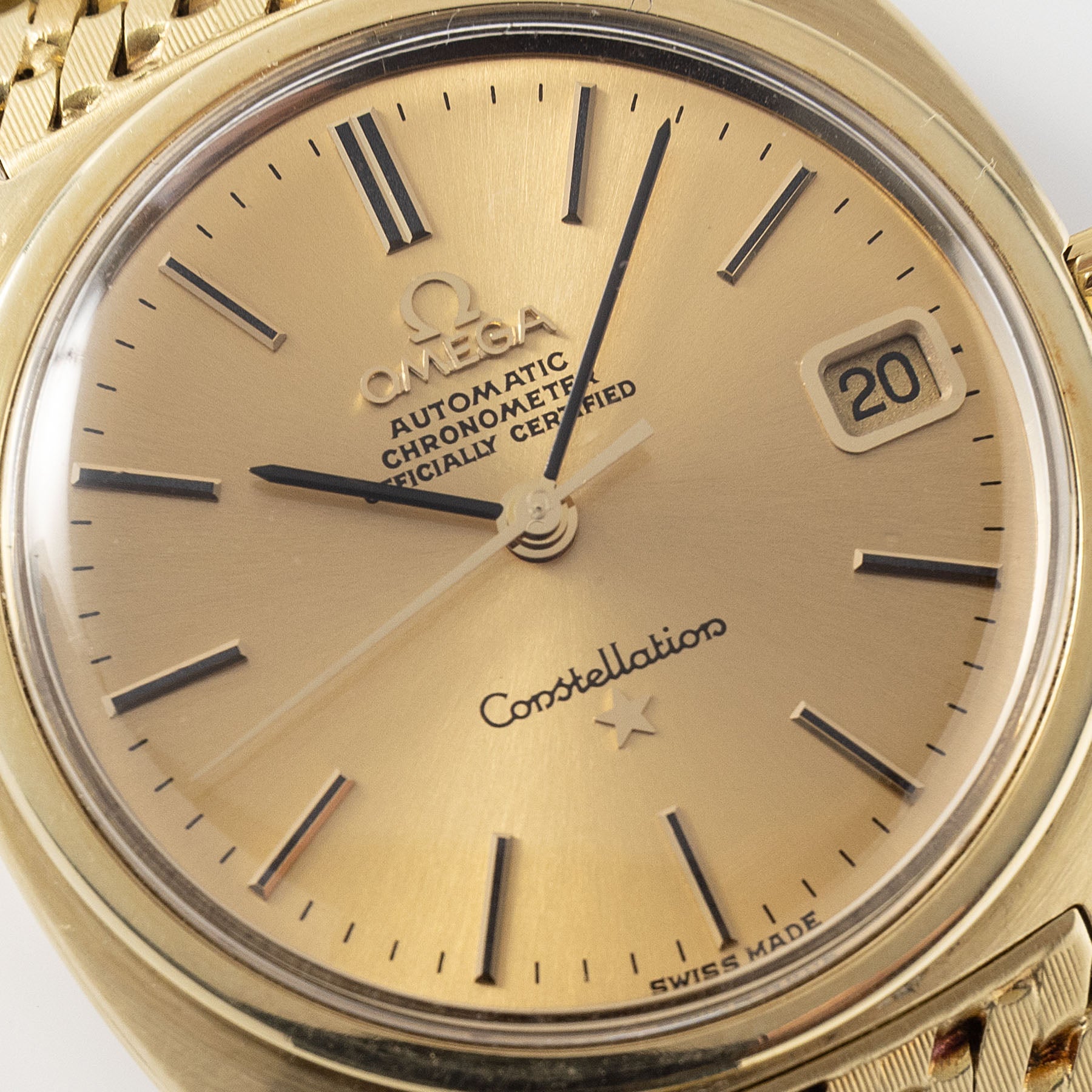 Omega Constellation 14kt Gold Reference 168017 Omega Constellation 14kt Gold Reference 168017
