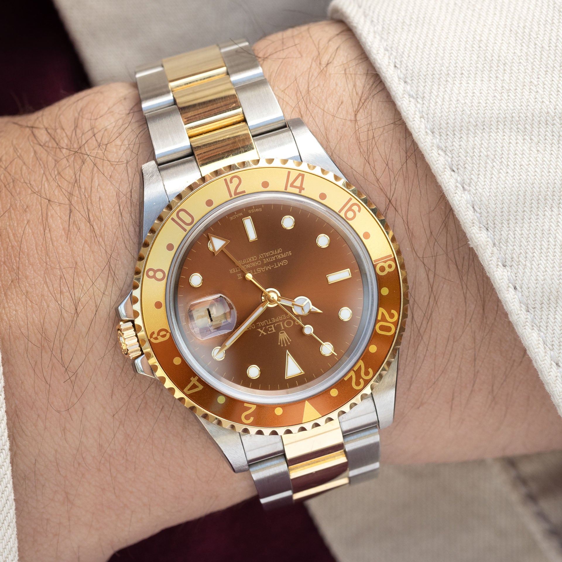 Two Tone Rolex Gmt Master Ii 16713 Price Rolex GMT-Master 16713