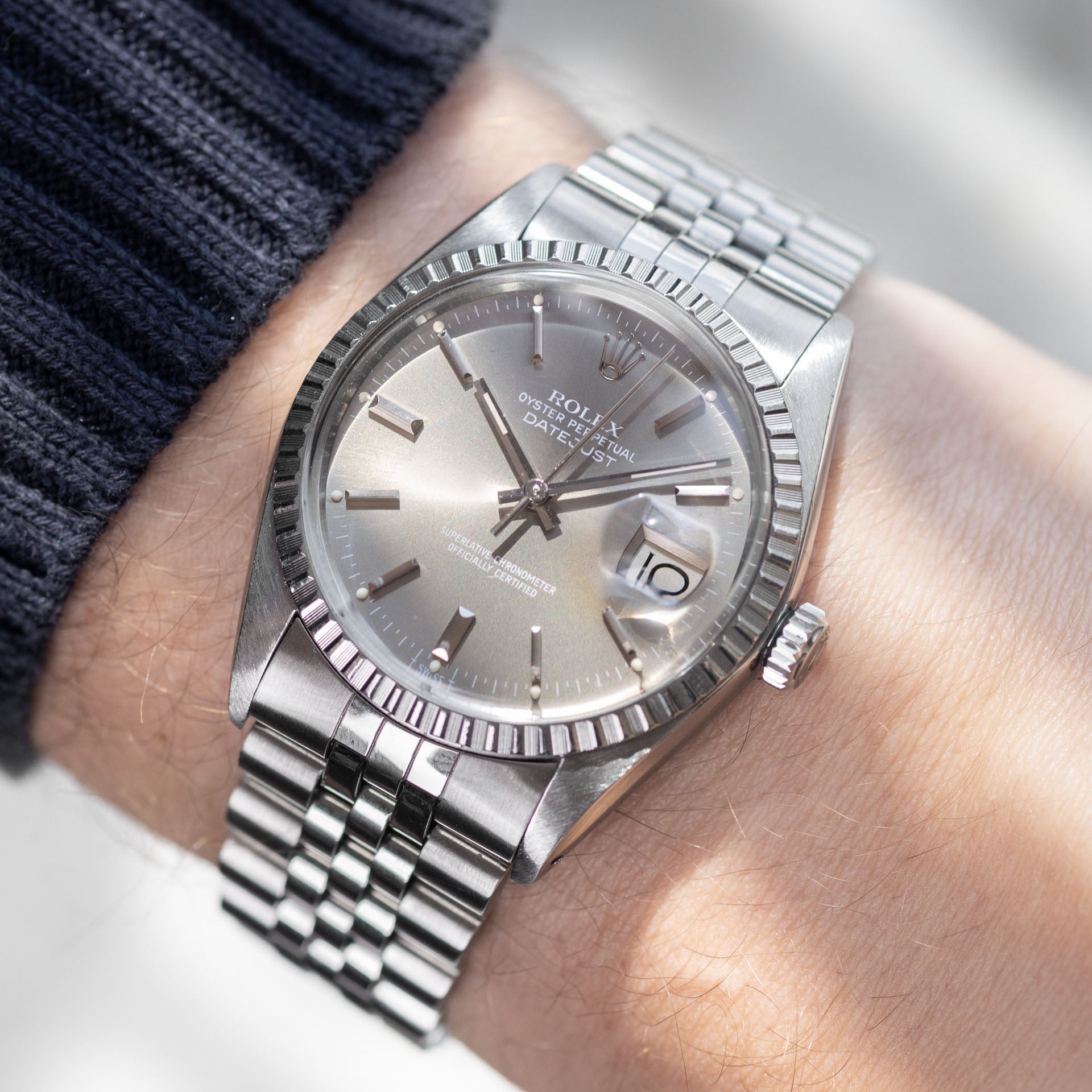 Rolex Datejust 16030 Grey Dial