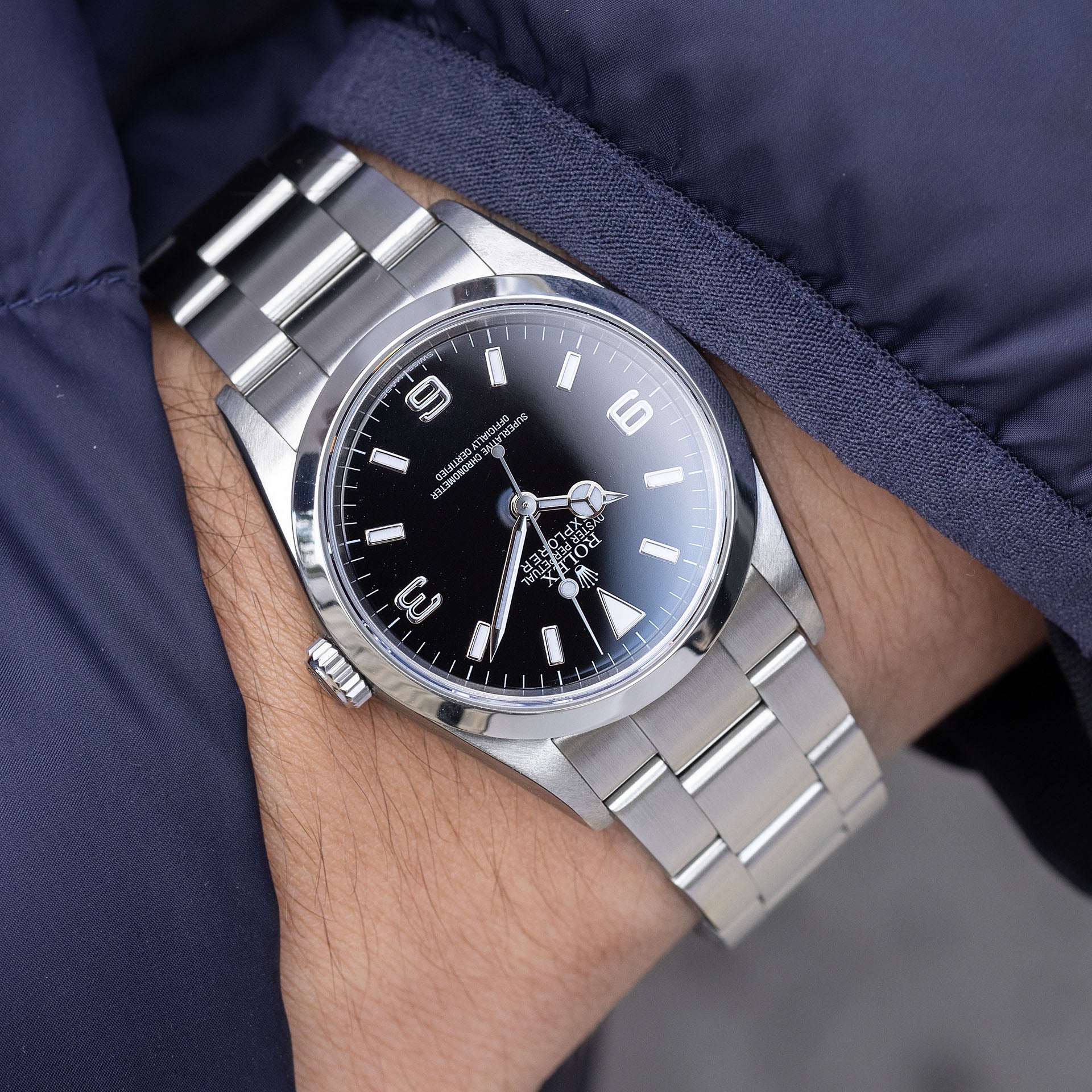 Rolex Explorer 114270 'Swiss Made' Dial Box and Papers