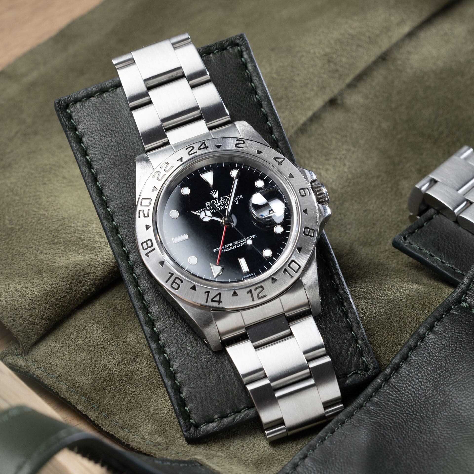 Rolex Explorer 16570 Black Swiss-Only Dial