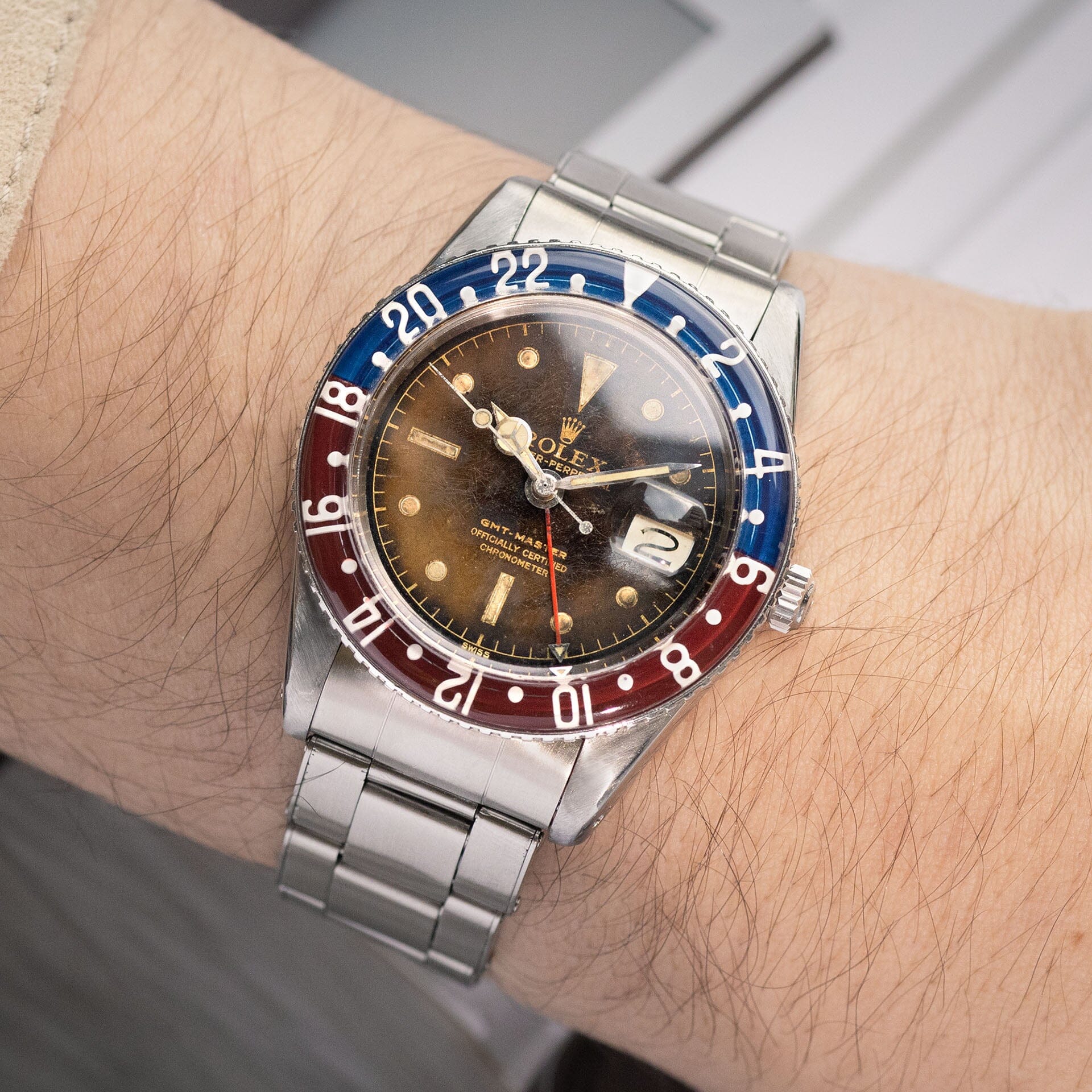 Rolex GMT-Master 6542 Tropical Dial1