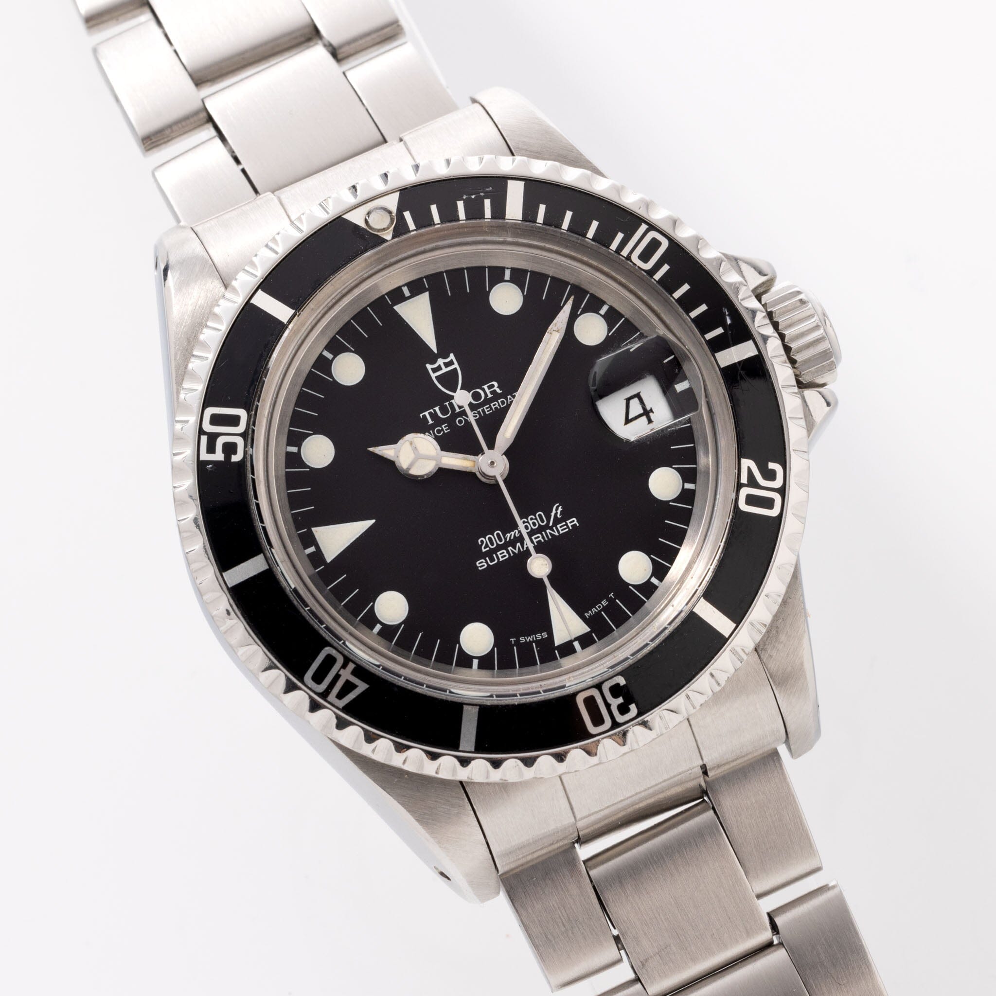 Tudor Submariner Date Black Dial Ref 79090