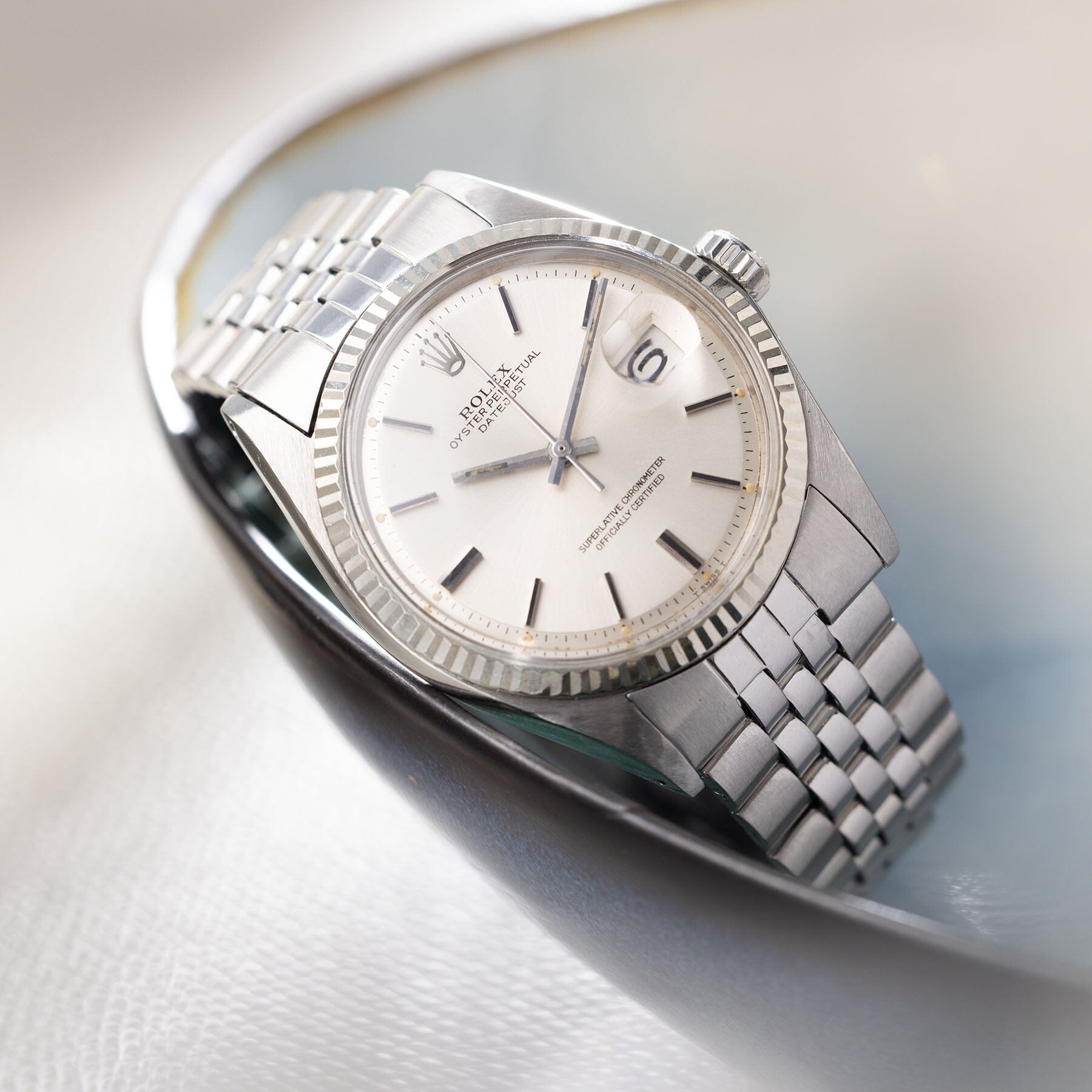 Rolex Datejust Silver Dial ref 1601 - Main Image