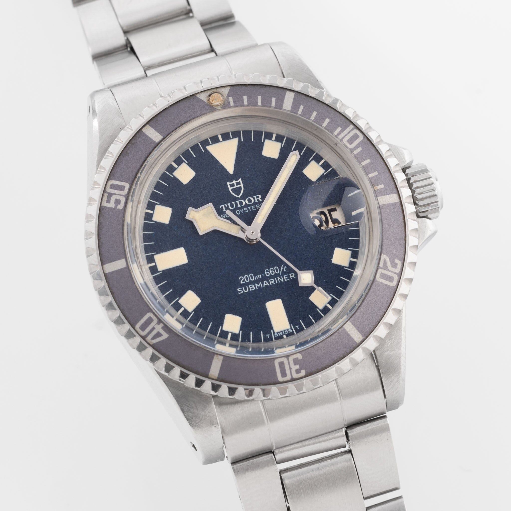 Tudor Submariner Date Blue  Snowflake dial ref 9411