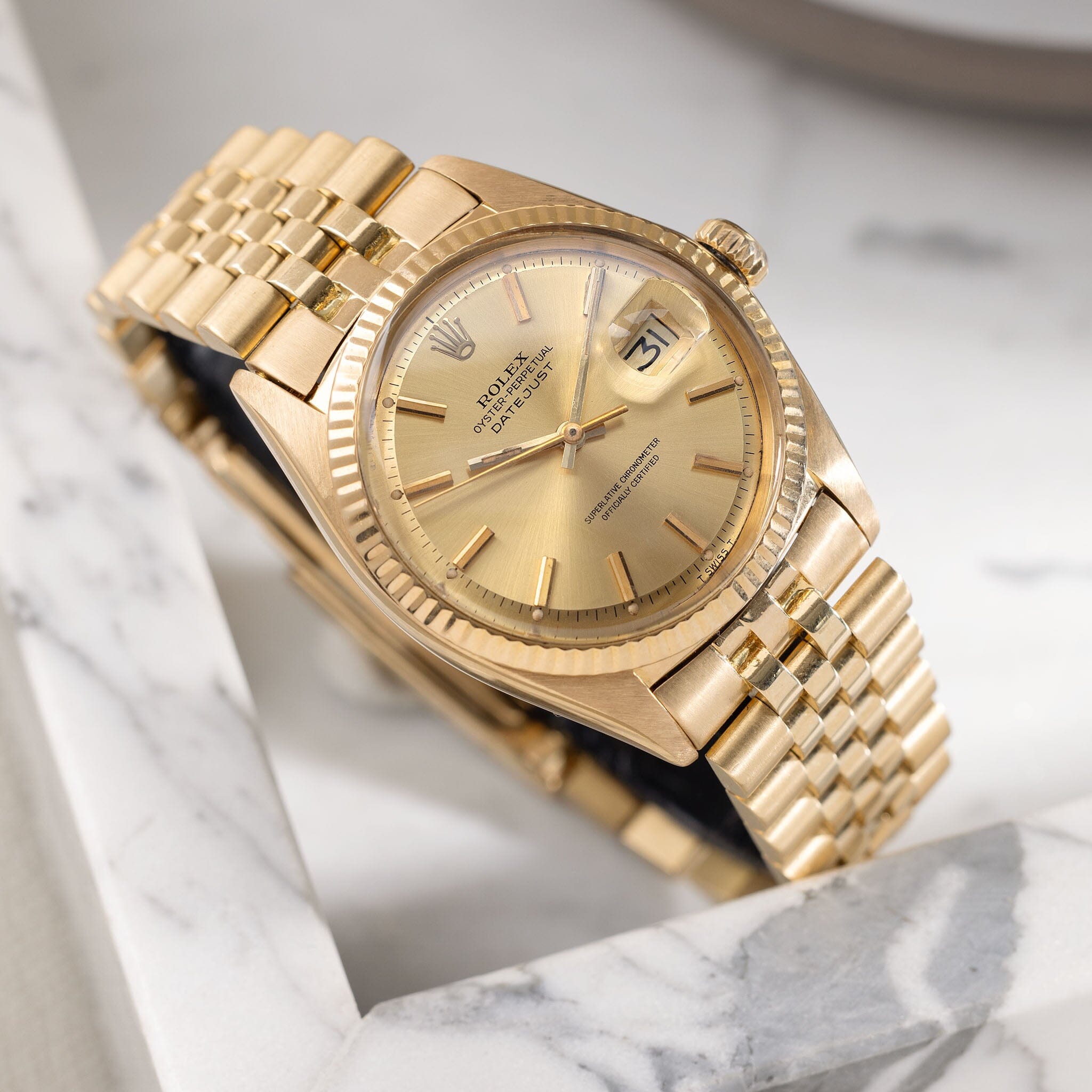 Rolex datejust gold bracelet Clearance