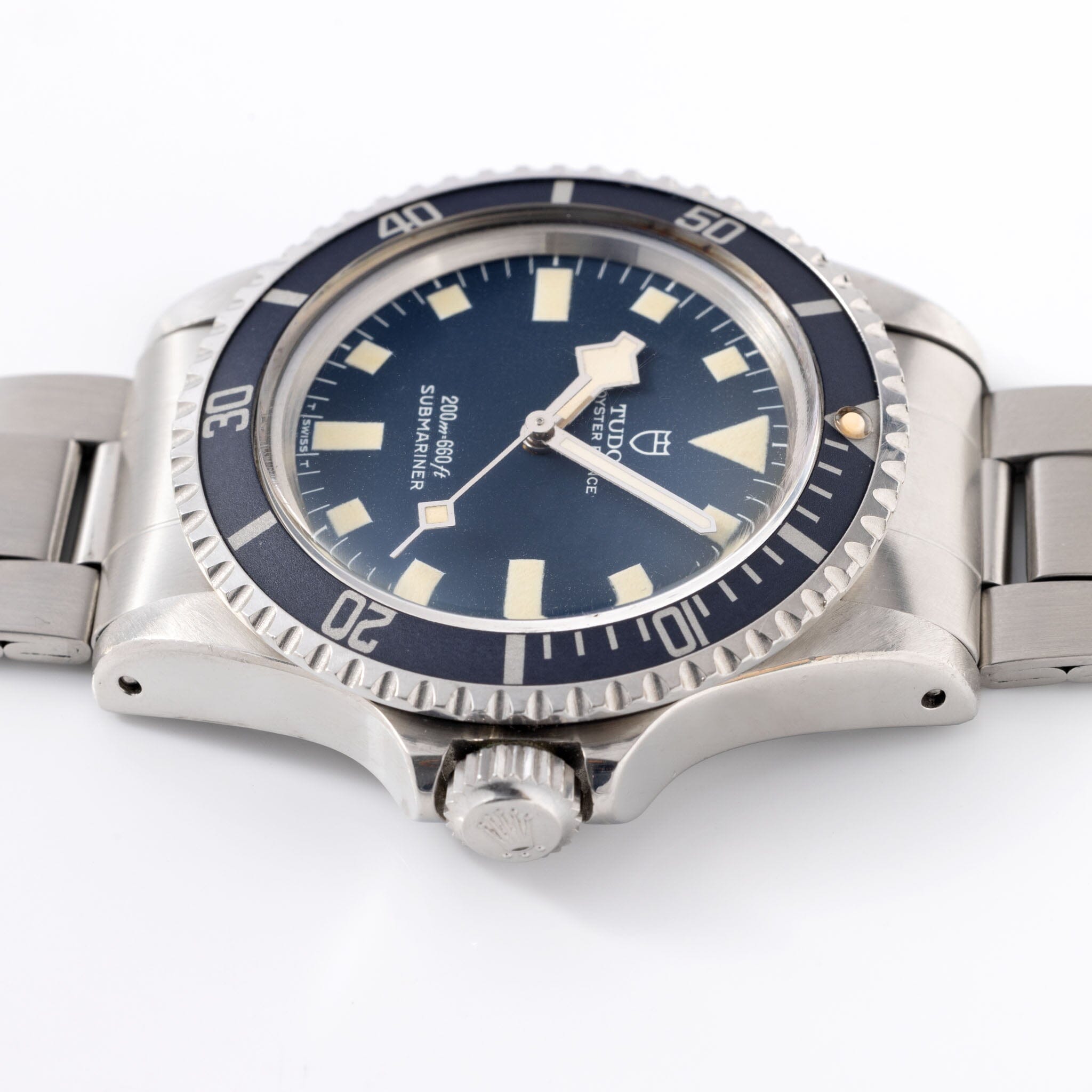 Tudor Submariner Snowflake No Date Blue Dial 9401/0 