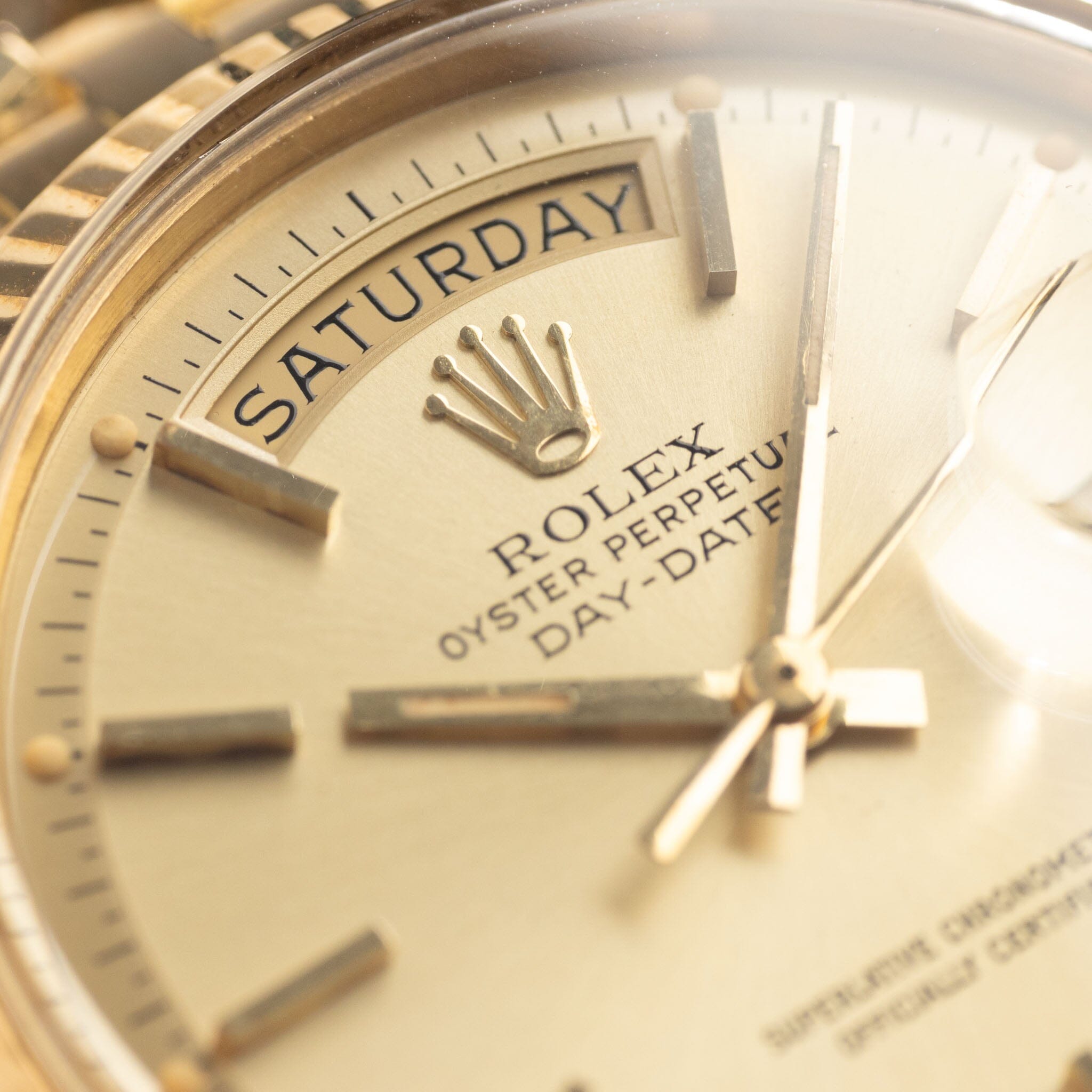 Rolex Day-Date 1803 Champagne Dial Jubilee Bracelet