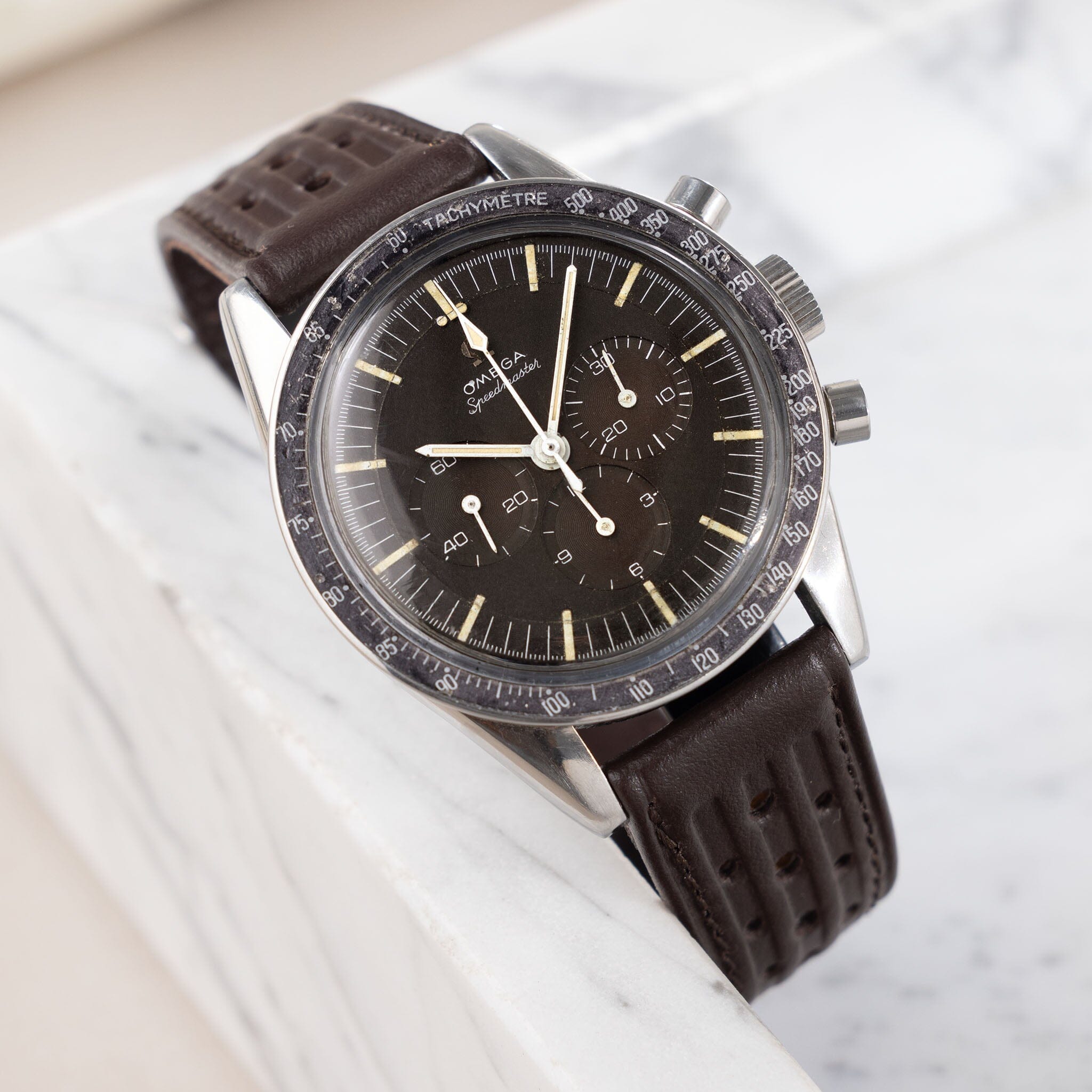 Omega Speedmaster Ed White Tropical Dial Ref 105.003