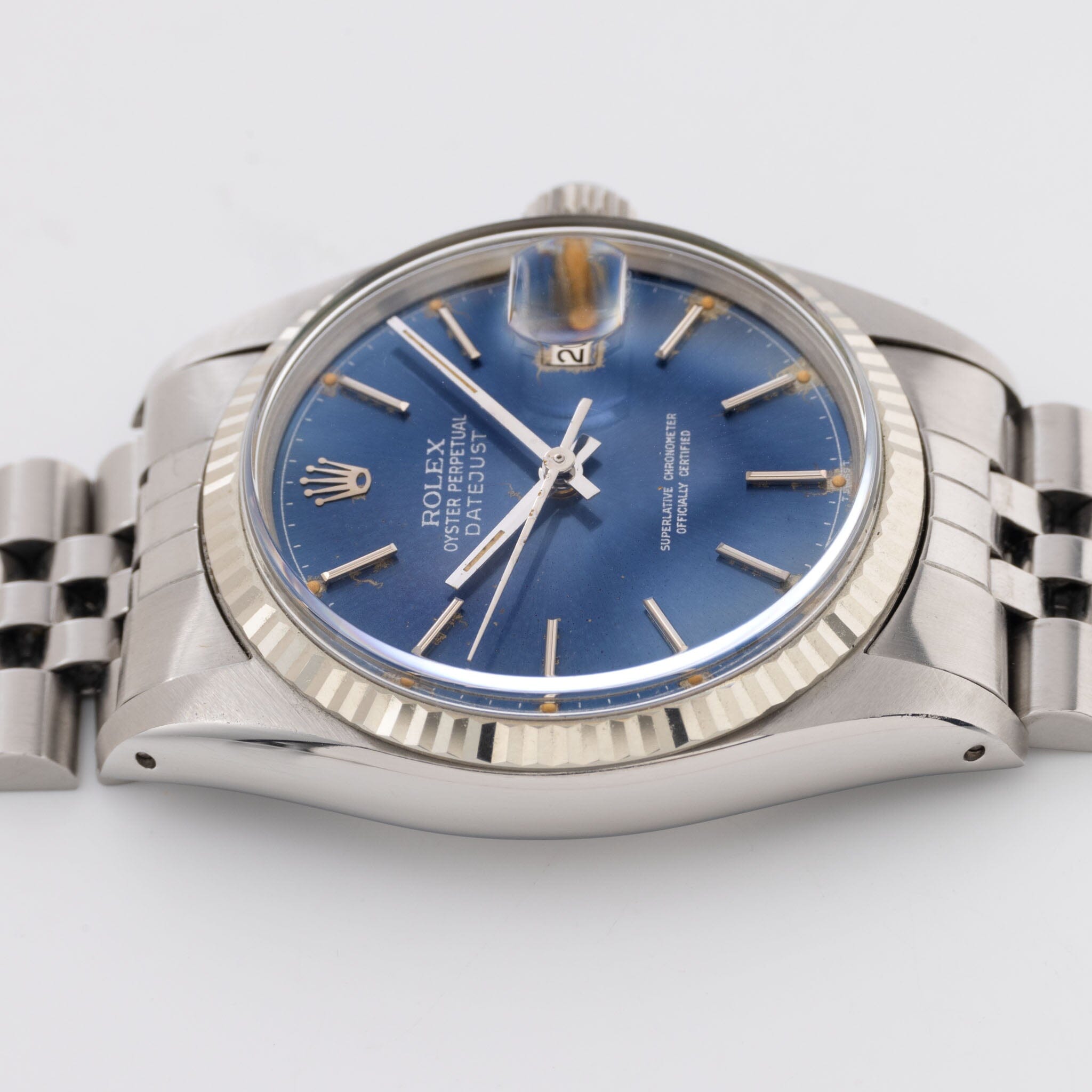 Rolex Datejust 16014 Blue Fried Egg Dial