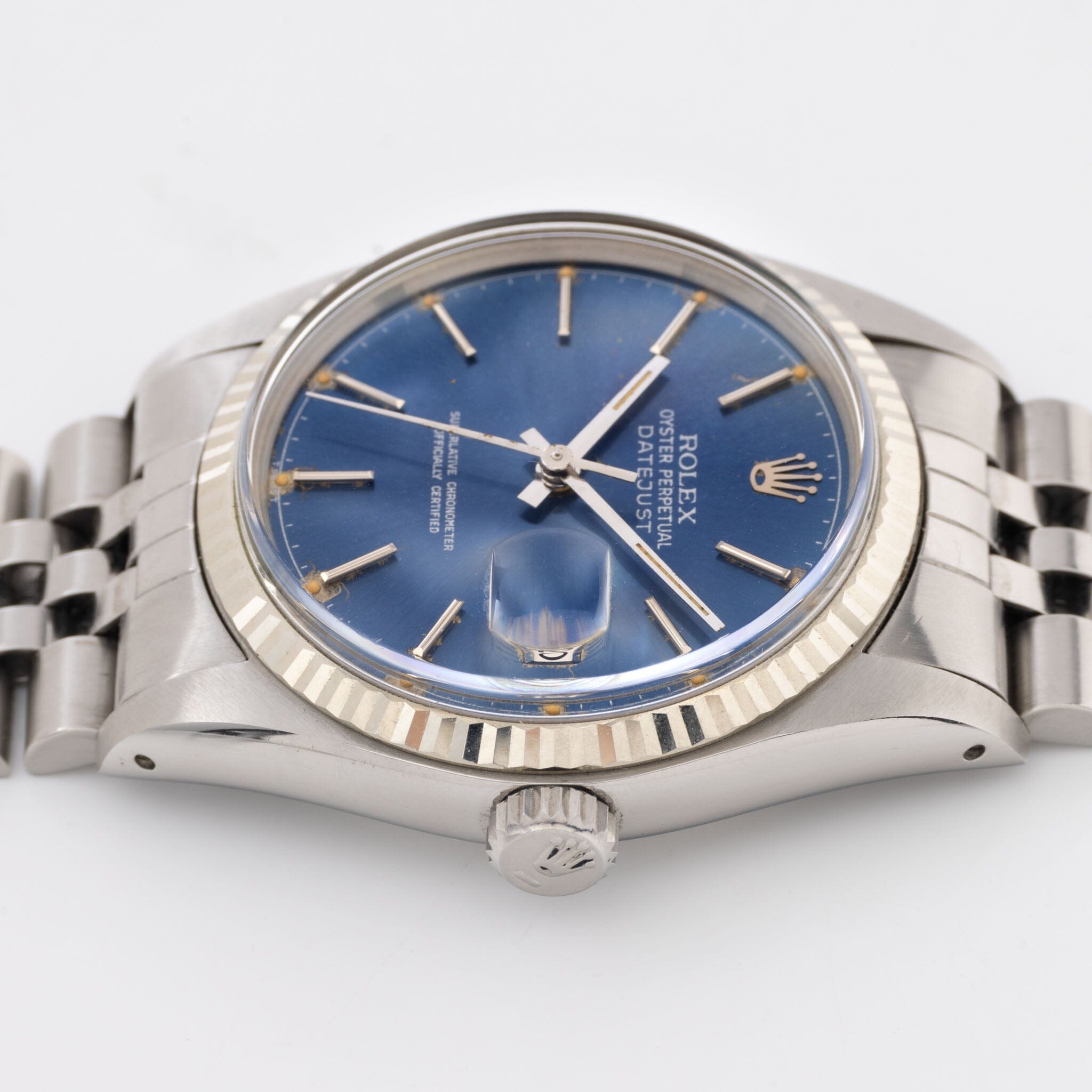Rolex Datejust 16014 Blue Fried Egg Dial